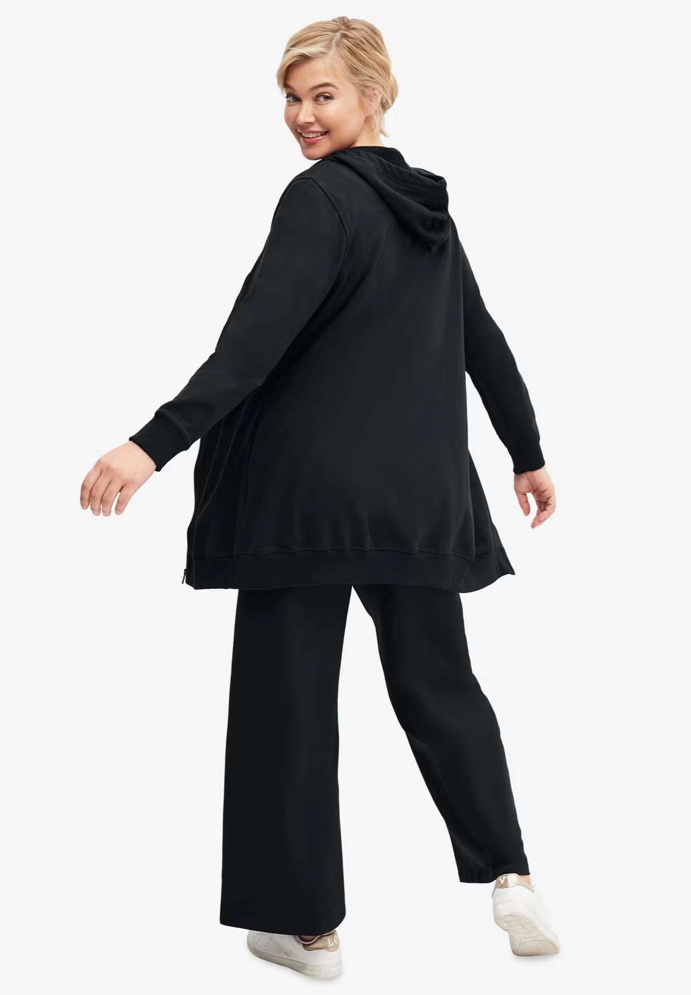 Wide Leg French Terry Sweatpant