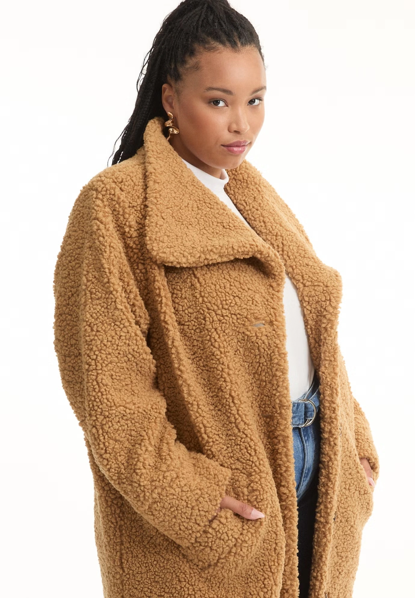 Maxi Teddy Fleece Coat 3 Maxi Teddy Fleece Coat