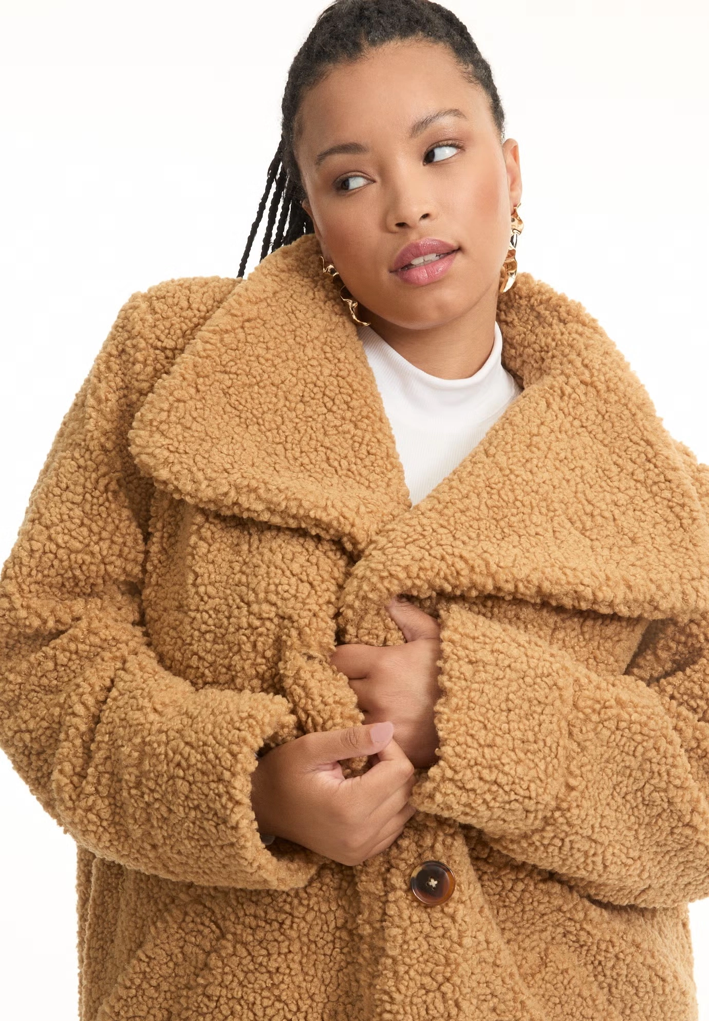 Maxi Teddy Fleece Coat 4 Maxi Teddy Fleece Coat