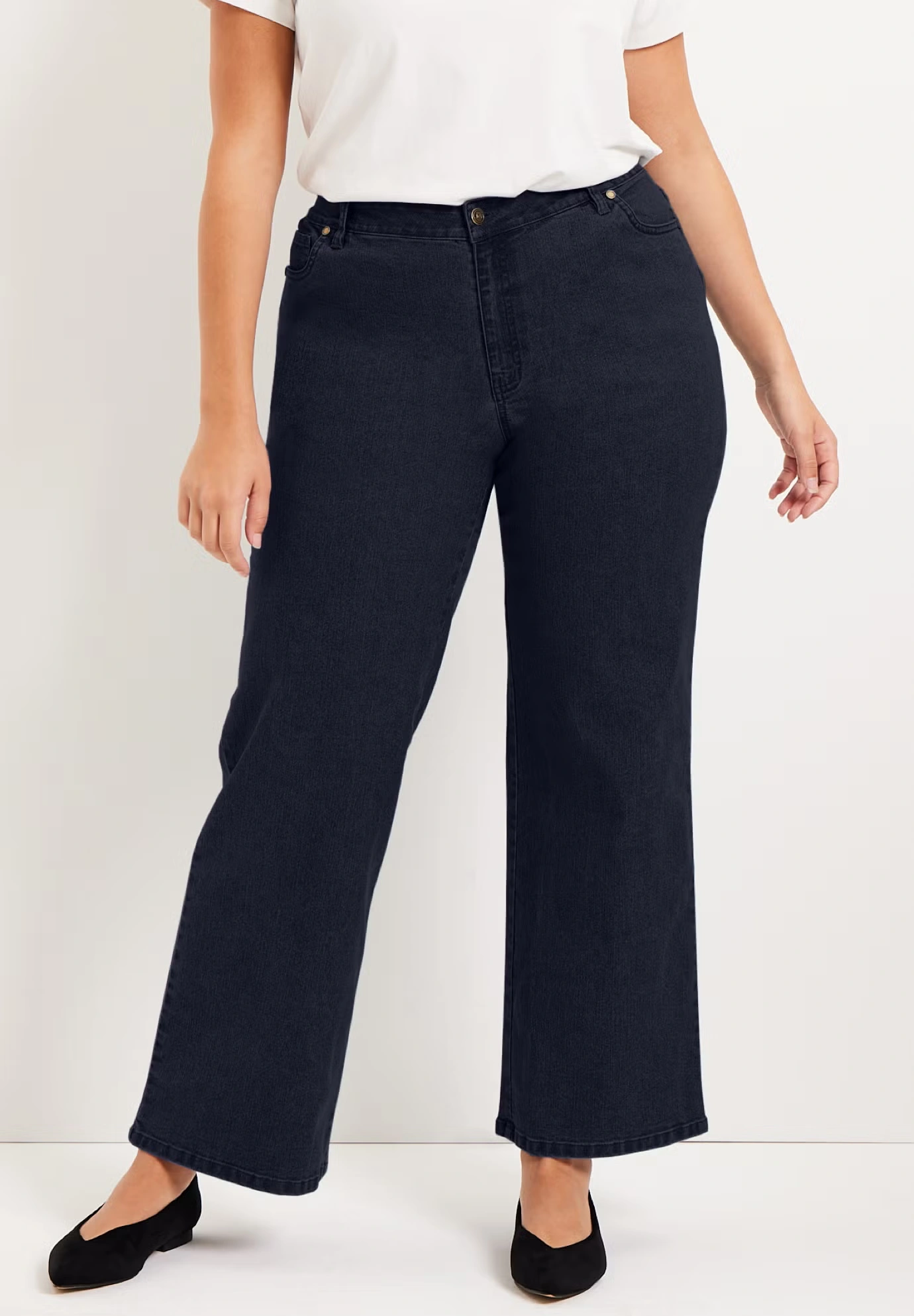 Curvie Fit Wide-Leg Jeans 4 Curvie Fit Wide-Leg Jeans