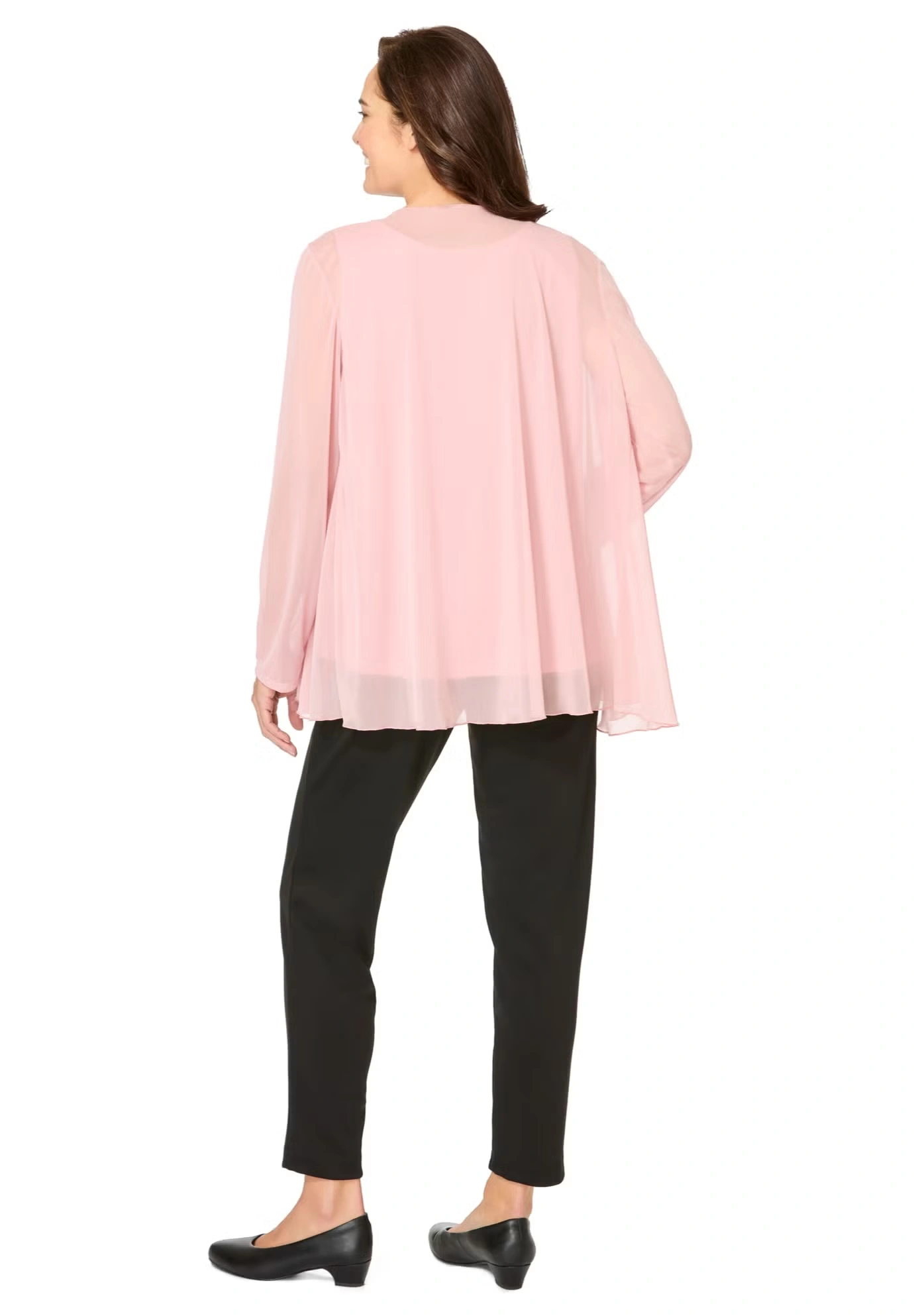 2-piece Sheer Jacket Set