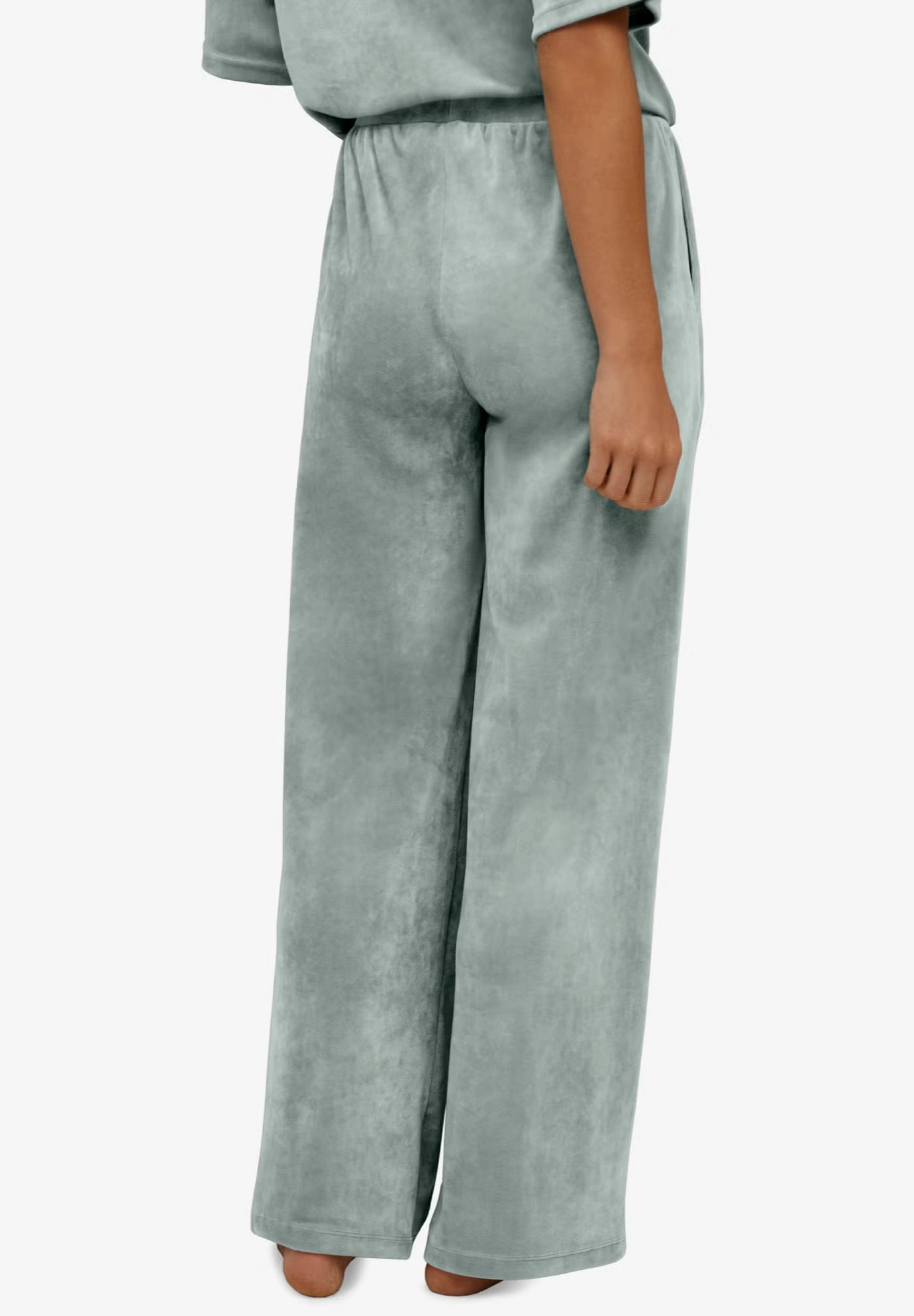 Wide Leg Velour Lounge Pants