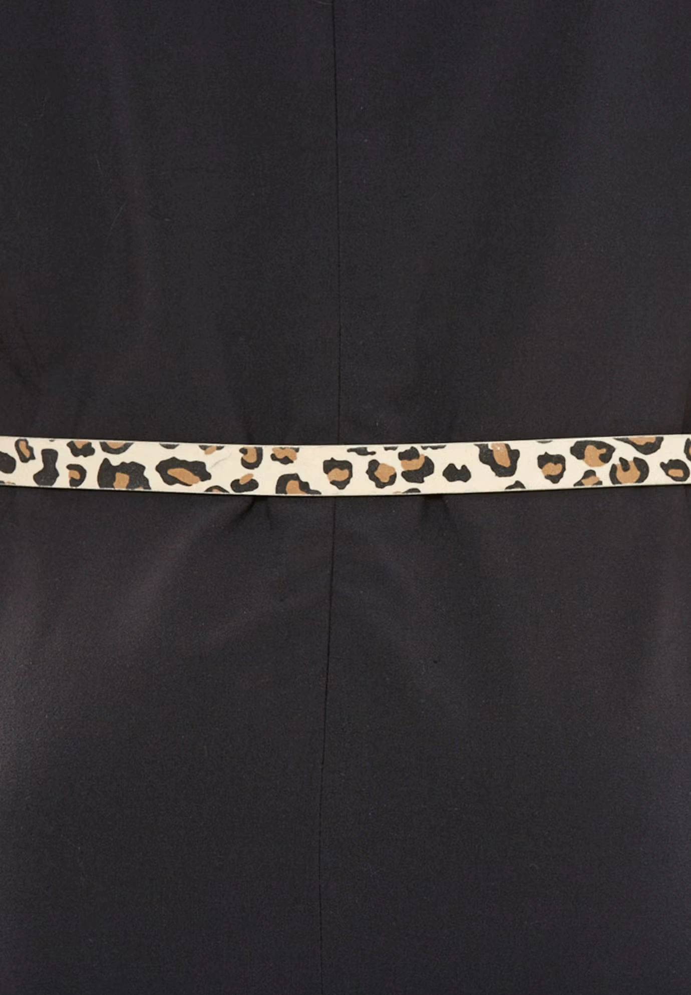 Faux Leather Skinny Belt