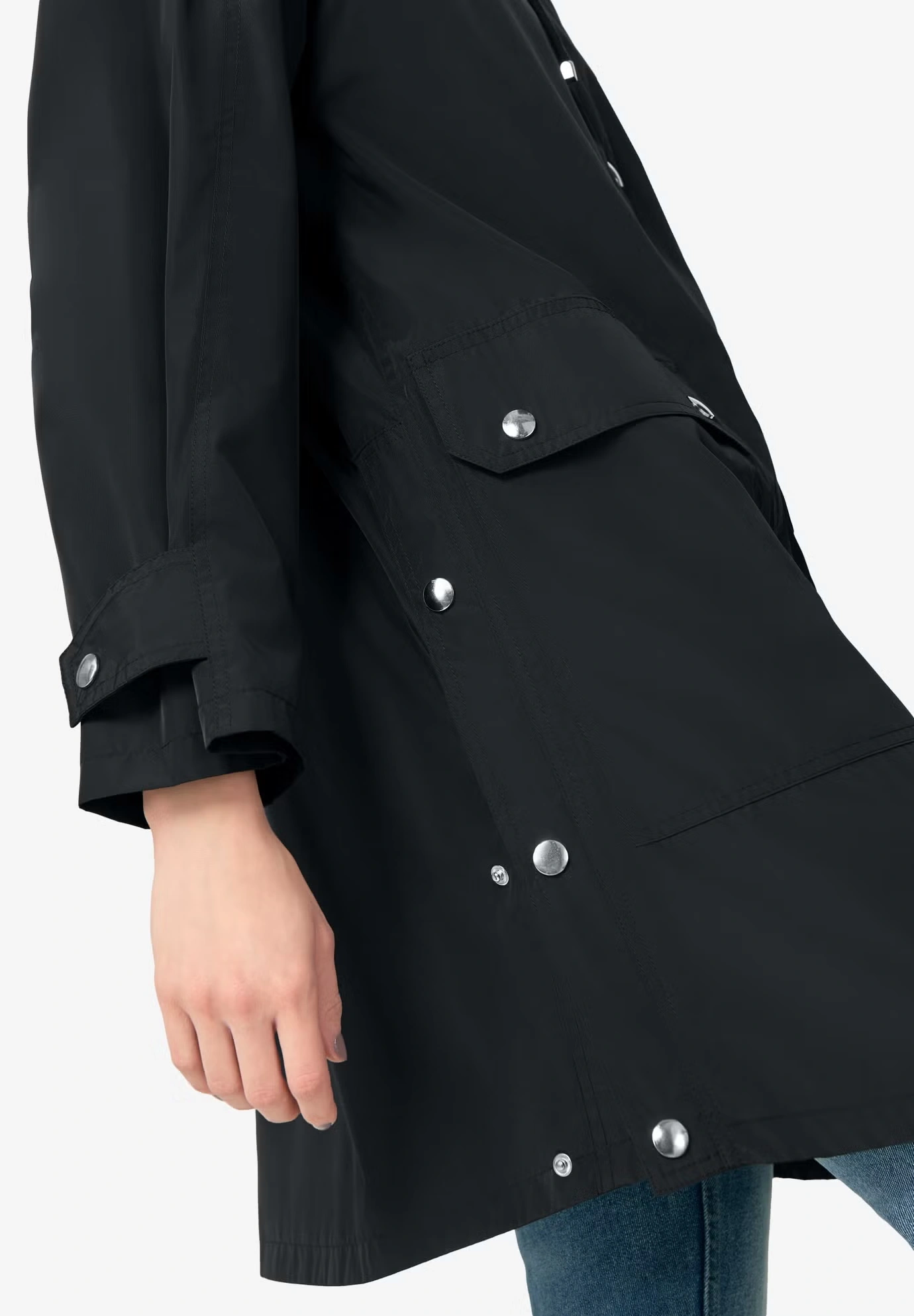 Hooded A-Line Raincoat 3 Hooded A-Line Raincoat