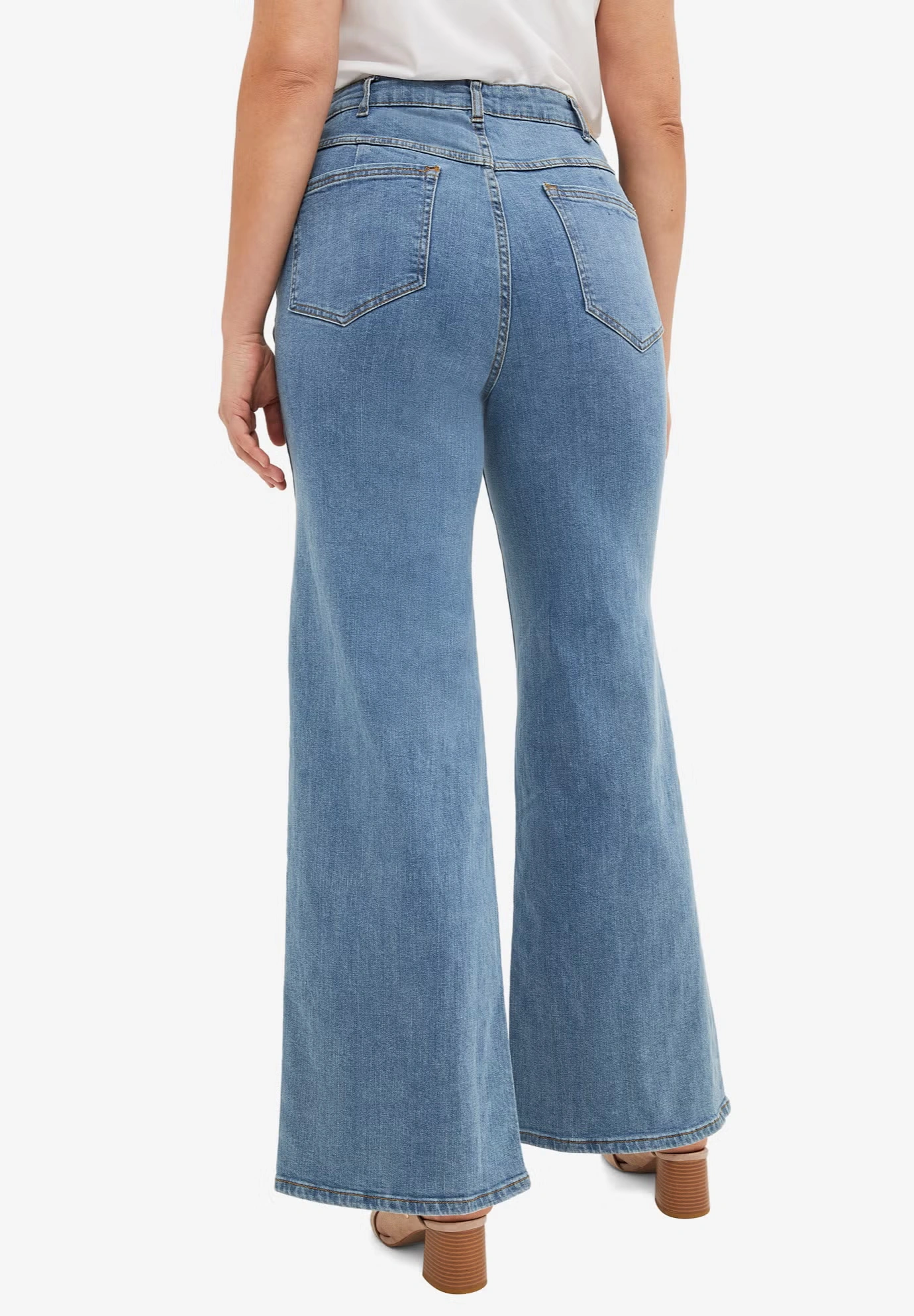 5-Pocket Wide Leg Jeans