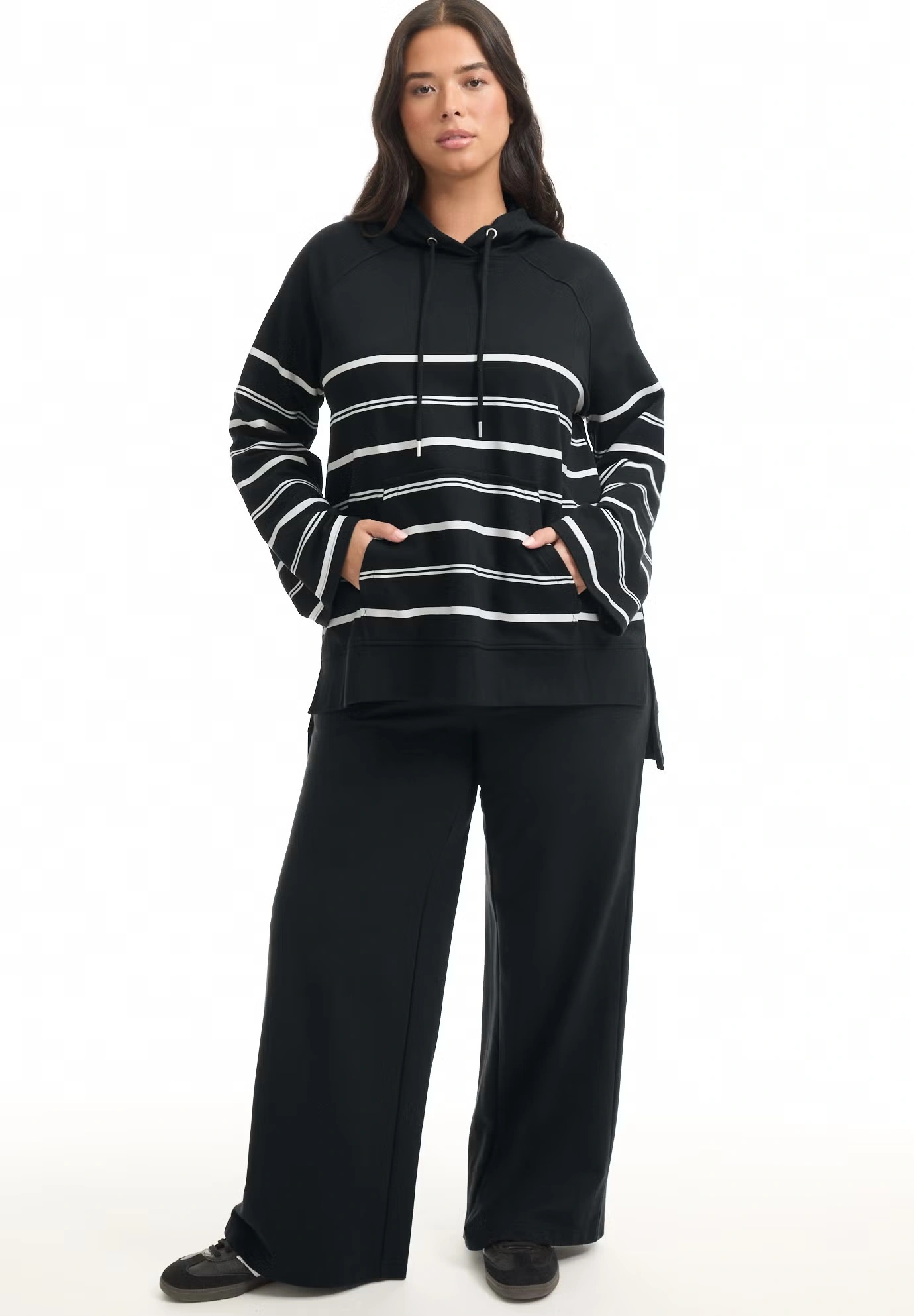 Bell-Sleeve French Terry Sweatshirt