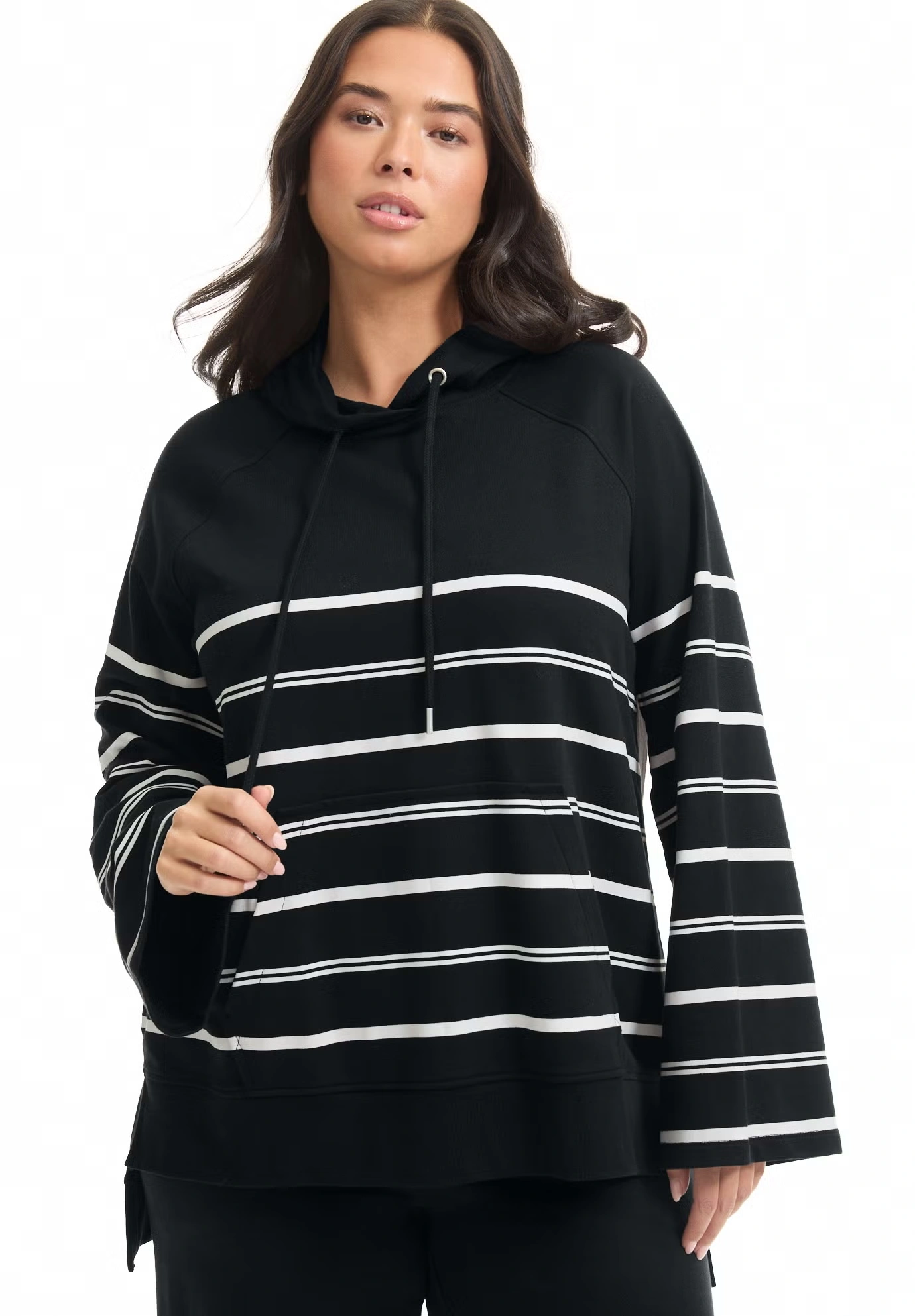 Bell-Sleeve French Terry Sweatshirt 4 Bell-Sleeve French Terry Sweatshirt