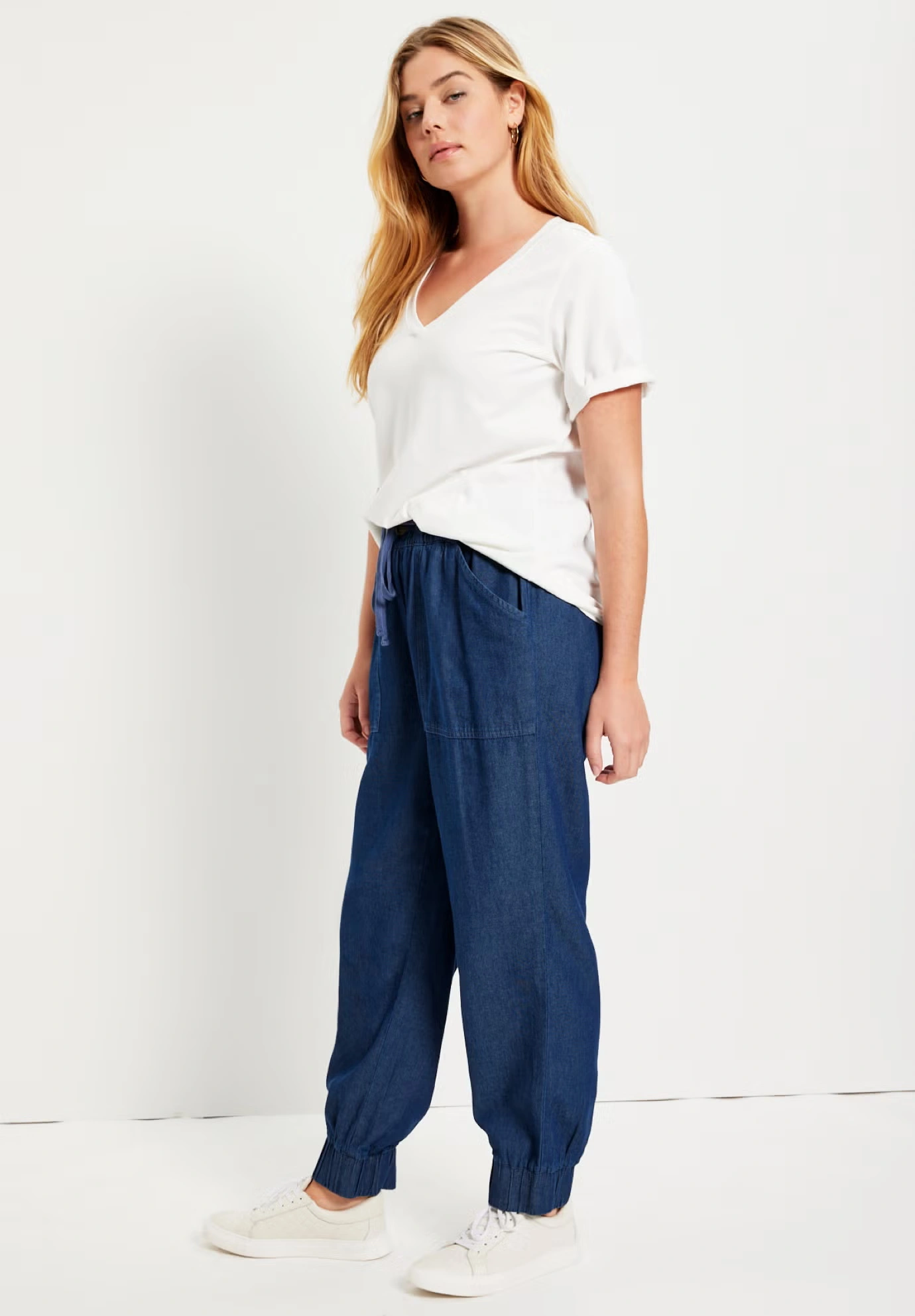 Drawstring Denim Jogger 3 Drawstring Denim Jogger