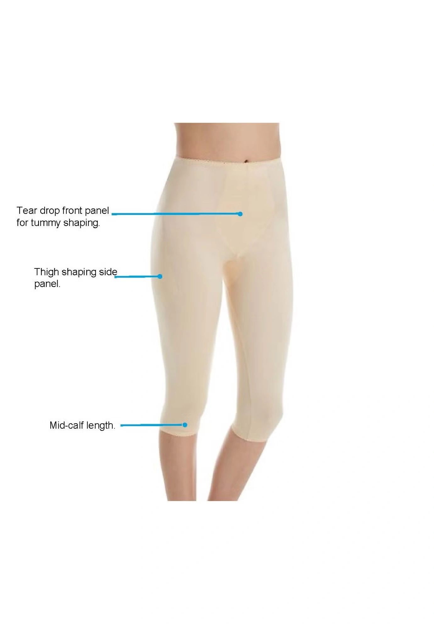 Rago® Light Control Capri Pant Liner 920 5 Rago® Light Control Capri Pant Liner 920
