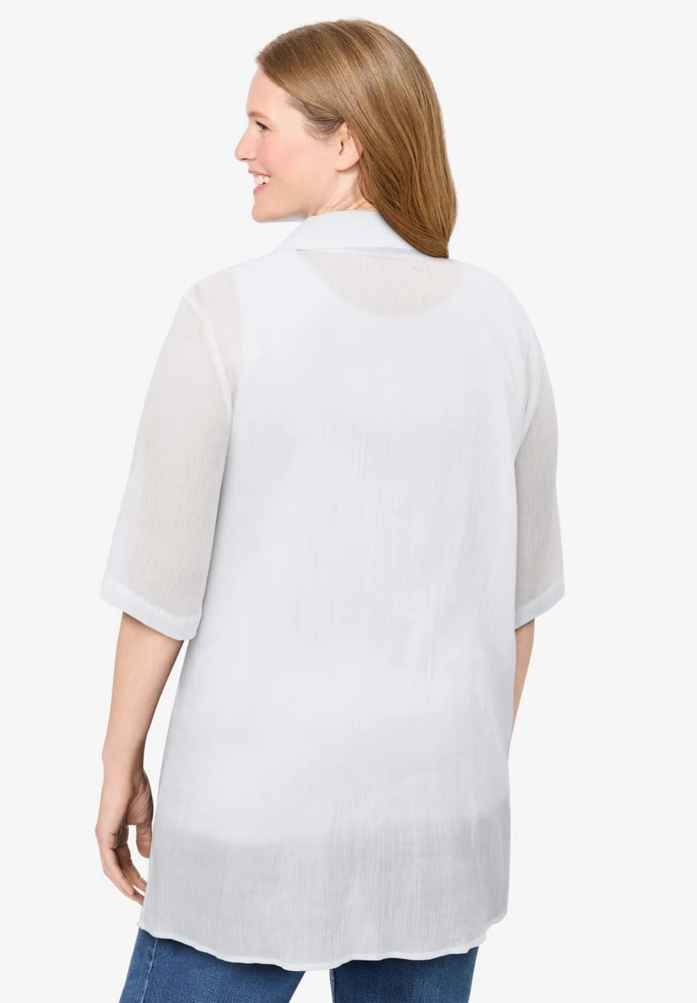 Embroidered Gauze Shirt