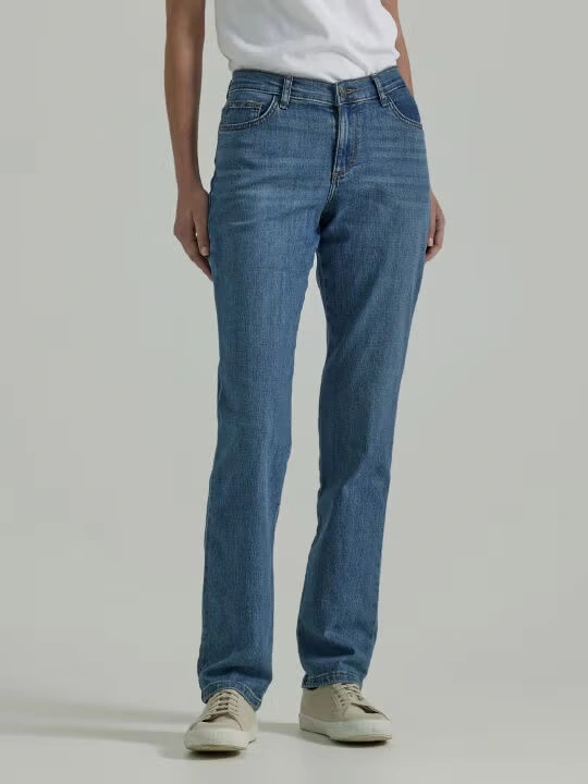 Relaxed Fit Straight Leg Jean