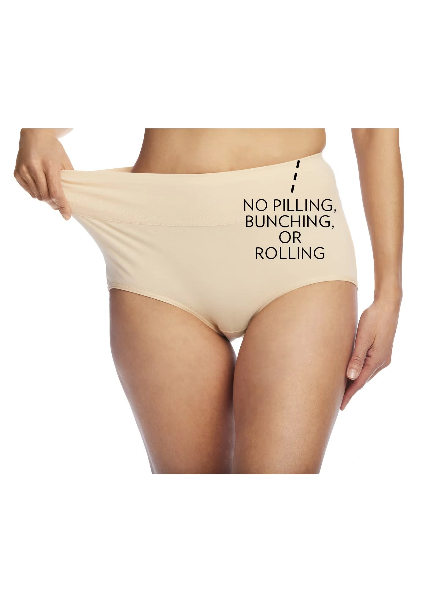 Cotton Spandex Comfort Waist Brief 2-Pack