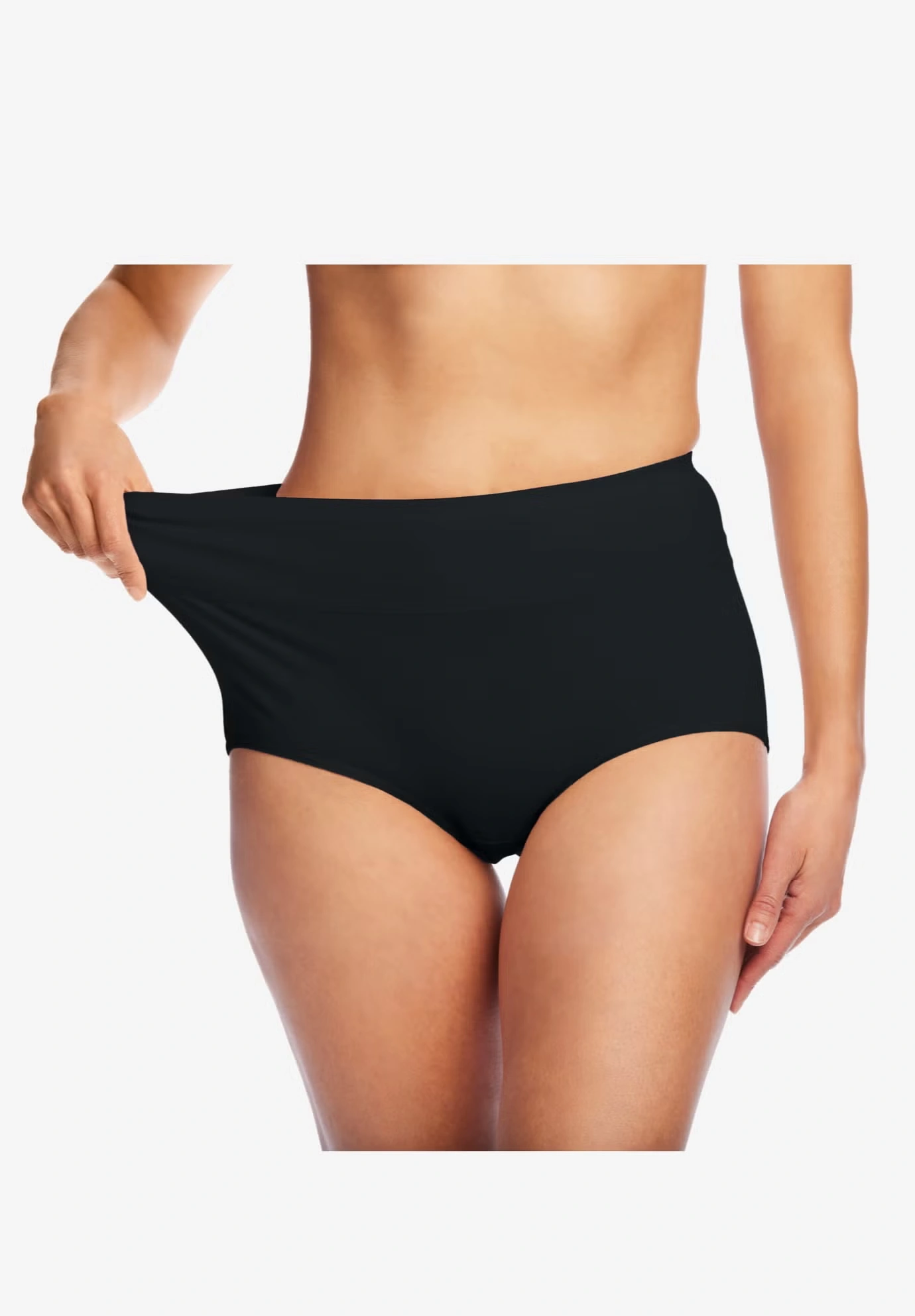 Cotton Spandex Comfort Waist Brief 2-Pack 3 Cotton Spandex Comfort Waist Brief 2-Pack