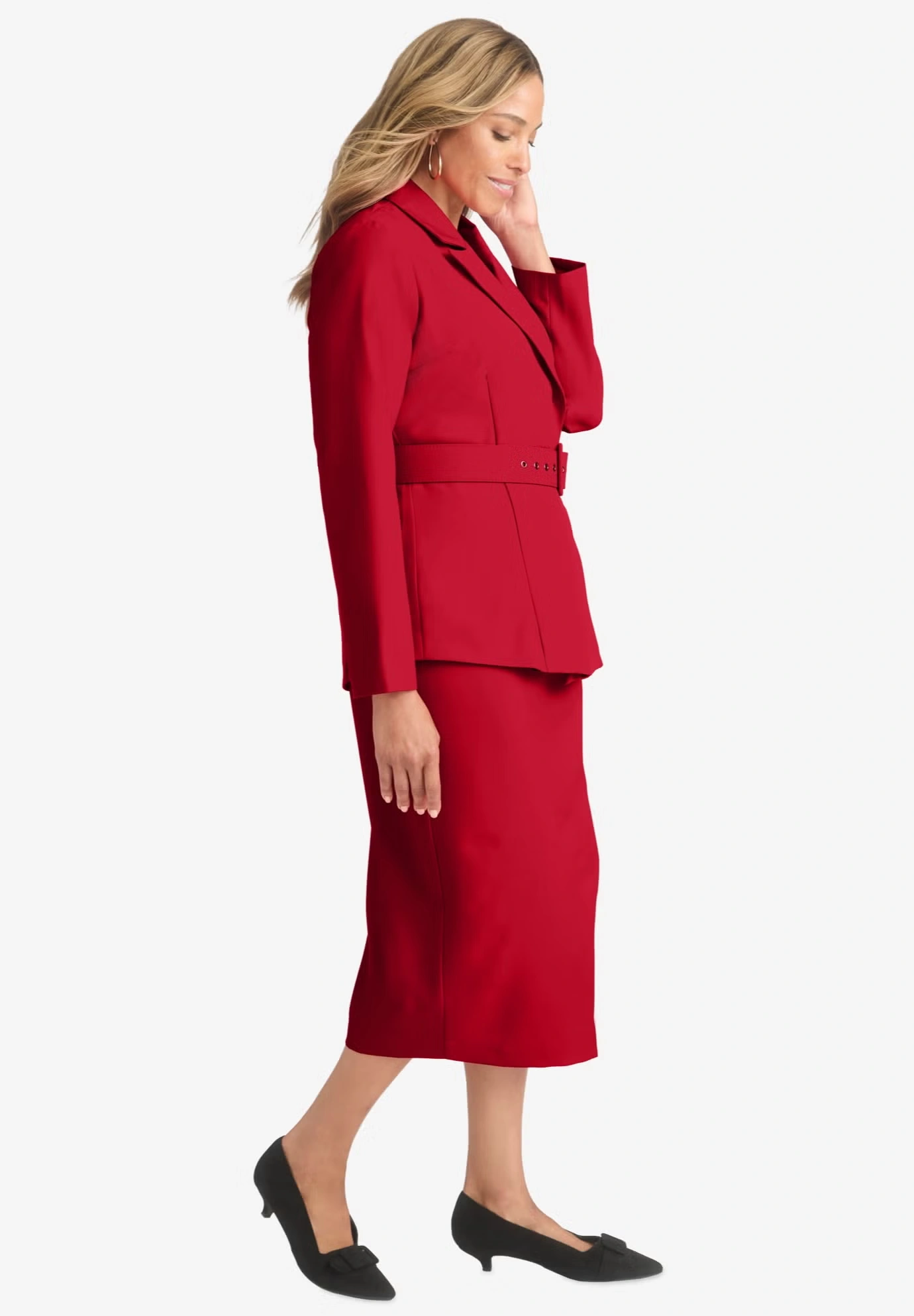 Belted Skirt Suit 3 Belted Skirt Suit