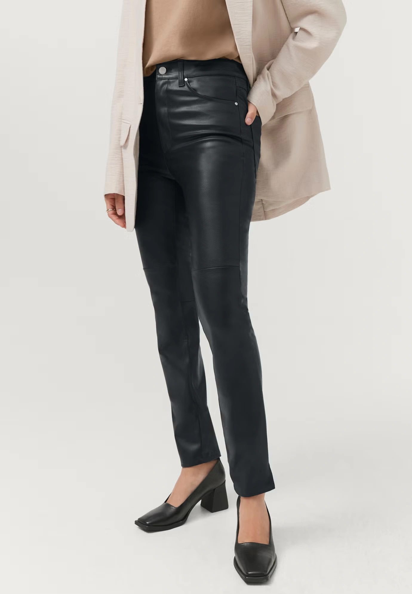 5-Pocket Faux Leather Pants 4 5-Pocket Faux Leather Pants
