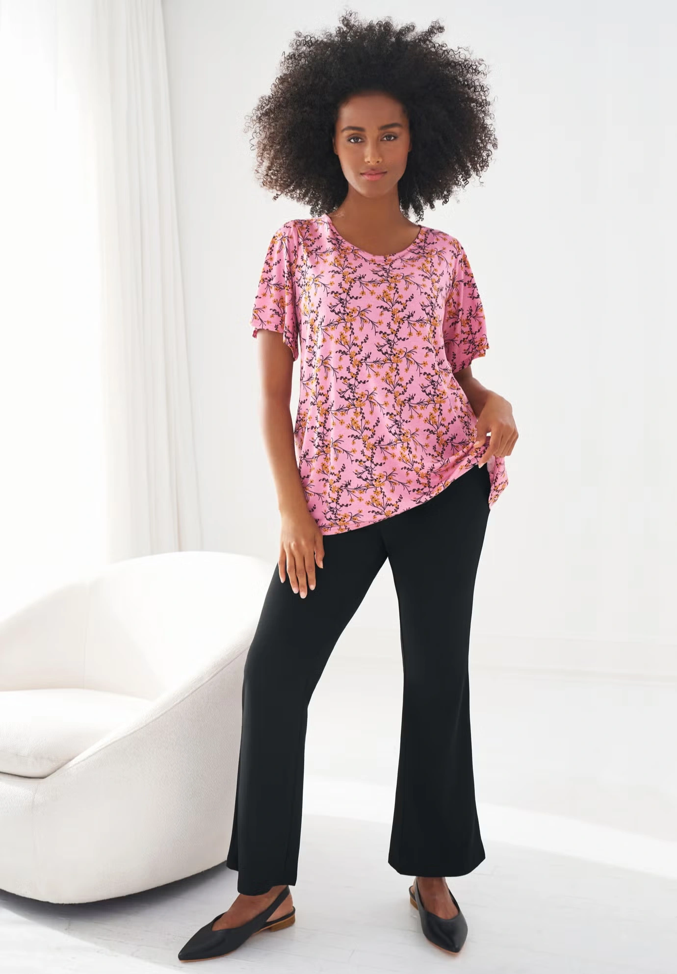 Knit Bootcut Pants With Pockets 4 Knit Bootcut Pants With Pockets