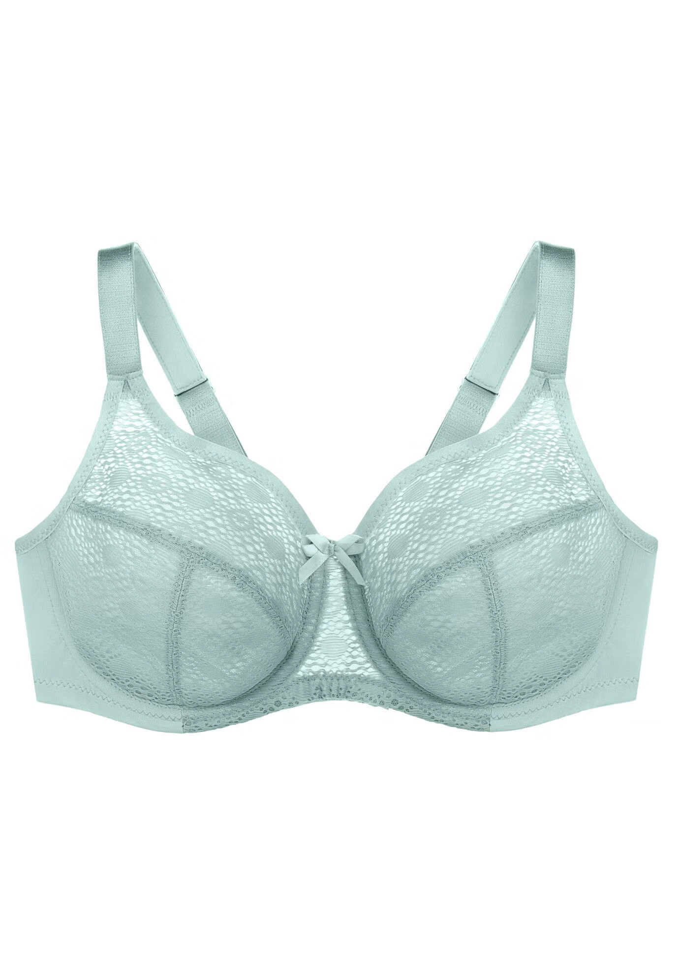 Full Figure Plus Size Lace Comfort Wonderwire Bra Underwire #9855 Bra