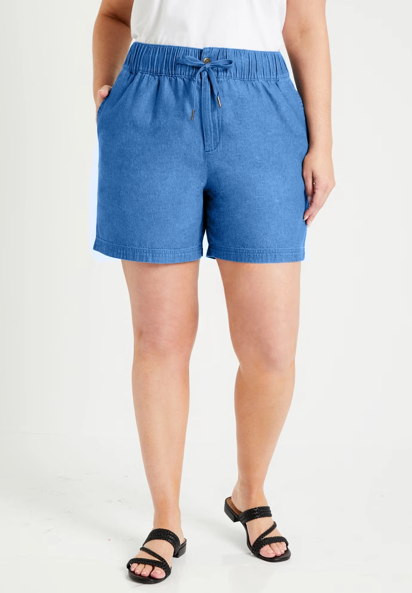 Denim Bermuda Shorts