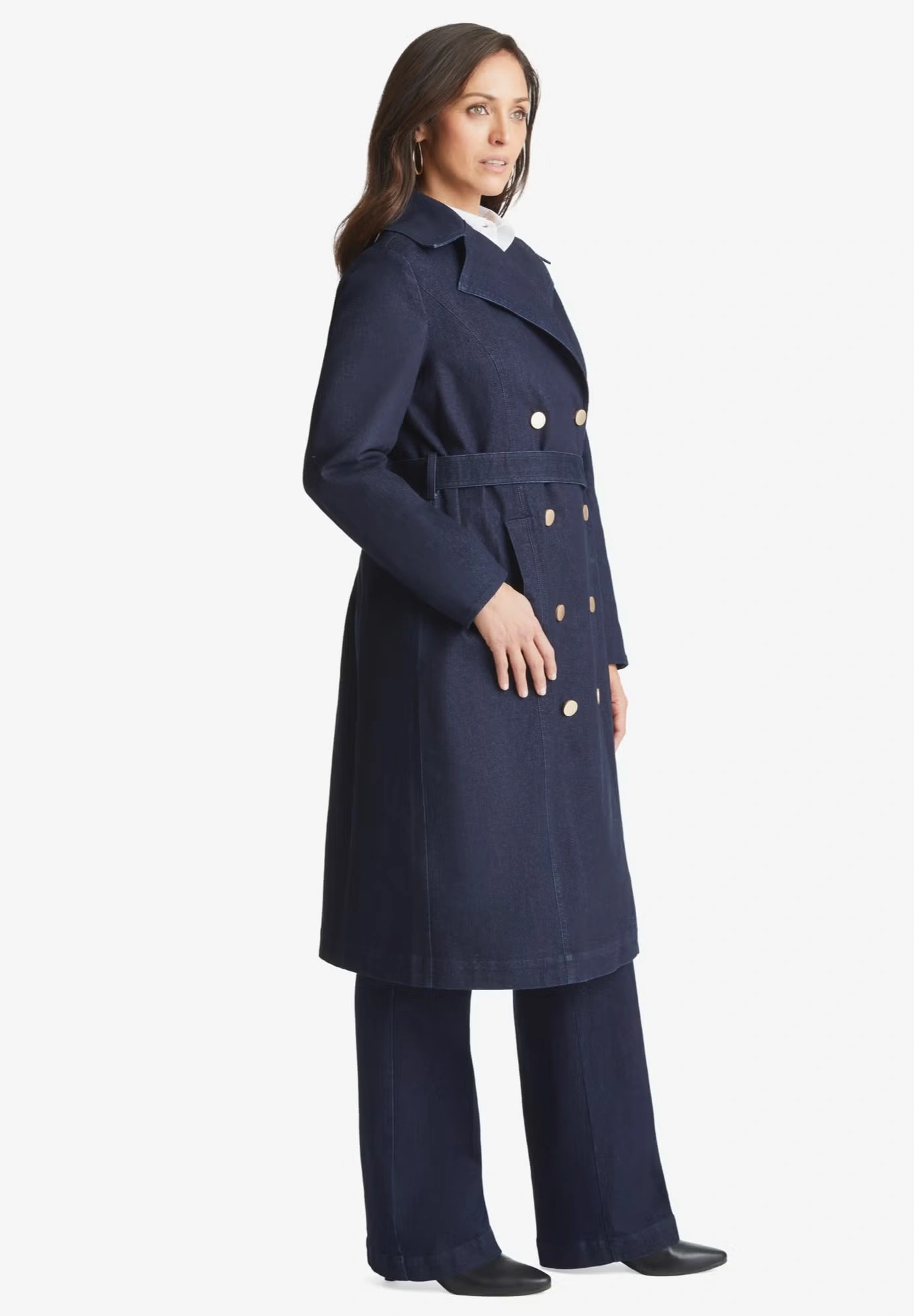 Refined Denim Trench Coat 3 Refined Denim Trench Coat