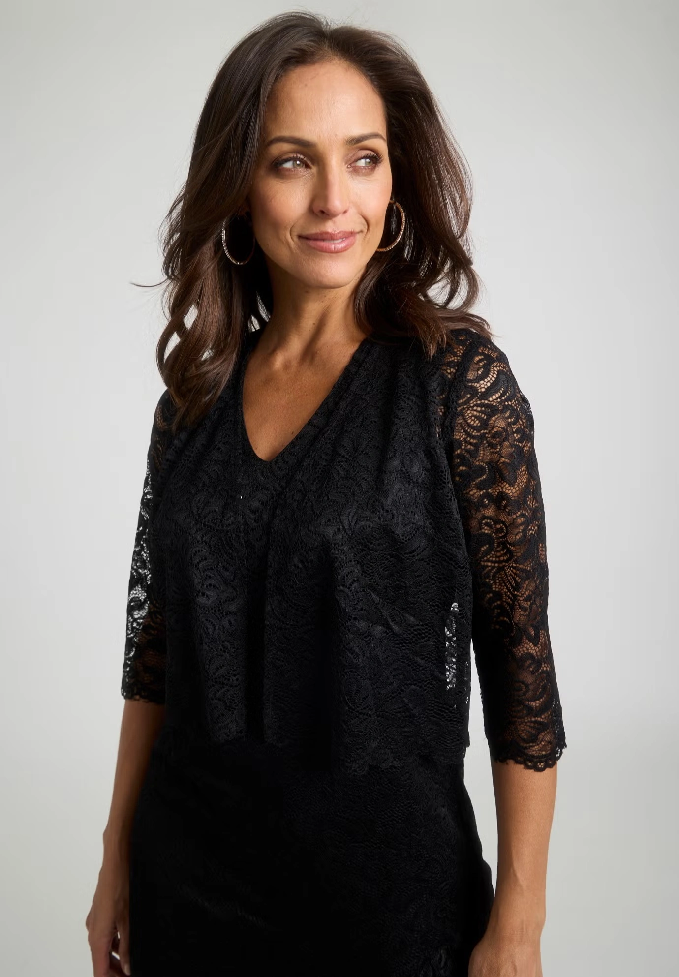 2-Piece Lace Tulip Jacket Dress