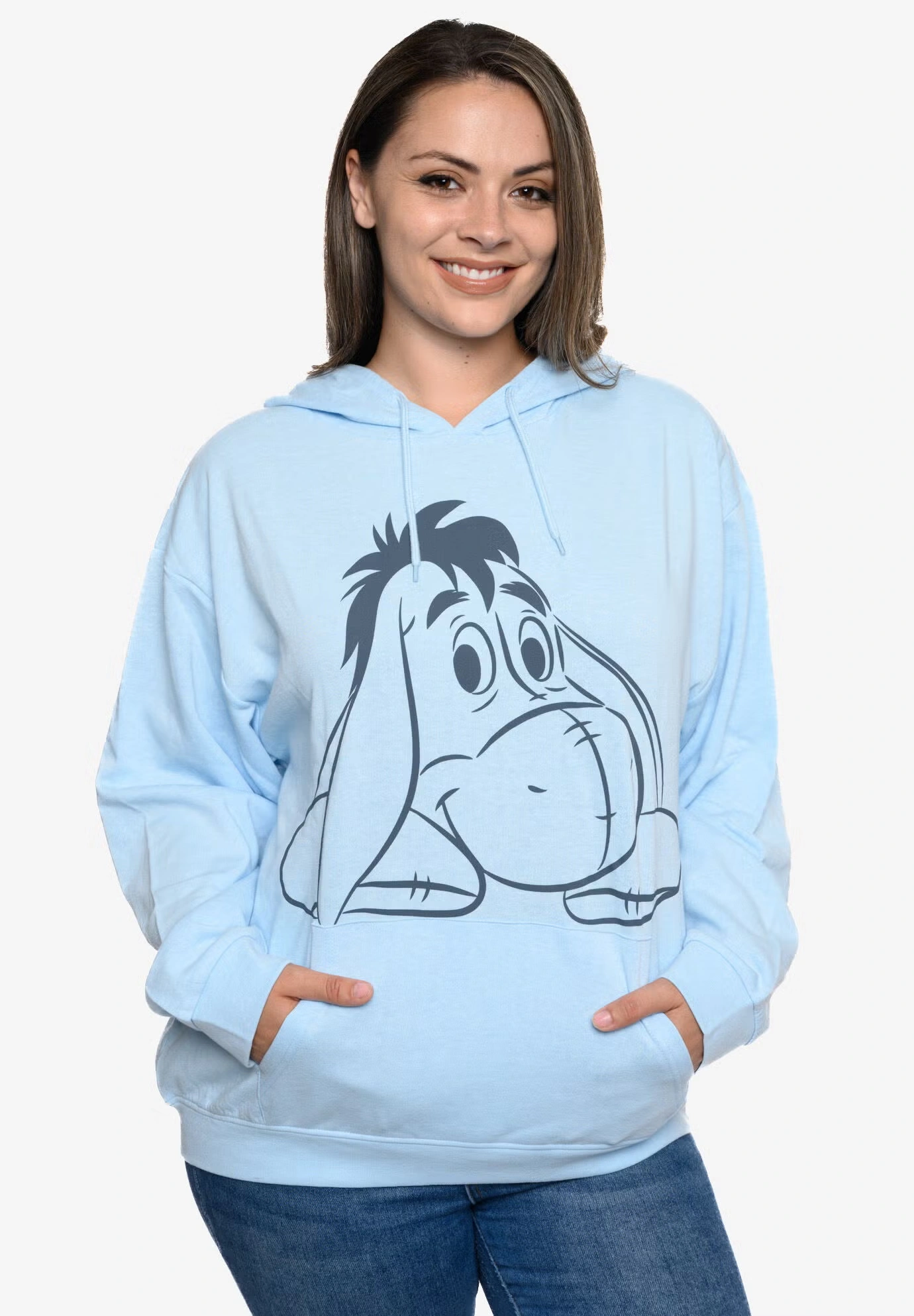Disney Eeyore Hoodie Sweatshirt Fleece Pullover 5 Disney Eeyore Hoodie Sweatshirt Fleece Pullover