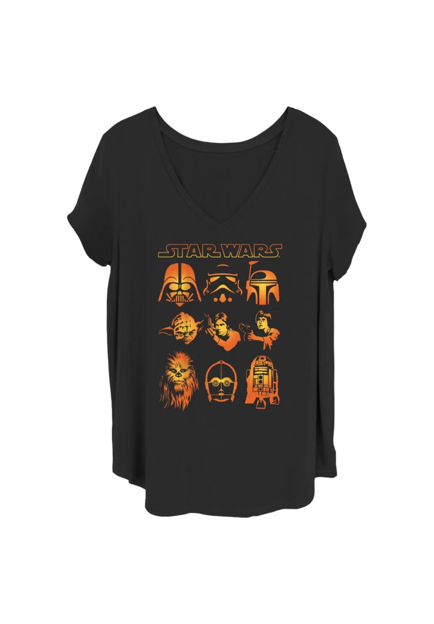 Halloween Heads V-Neck T-Shirt