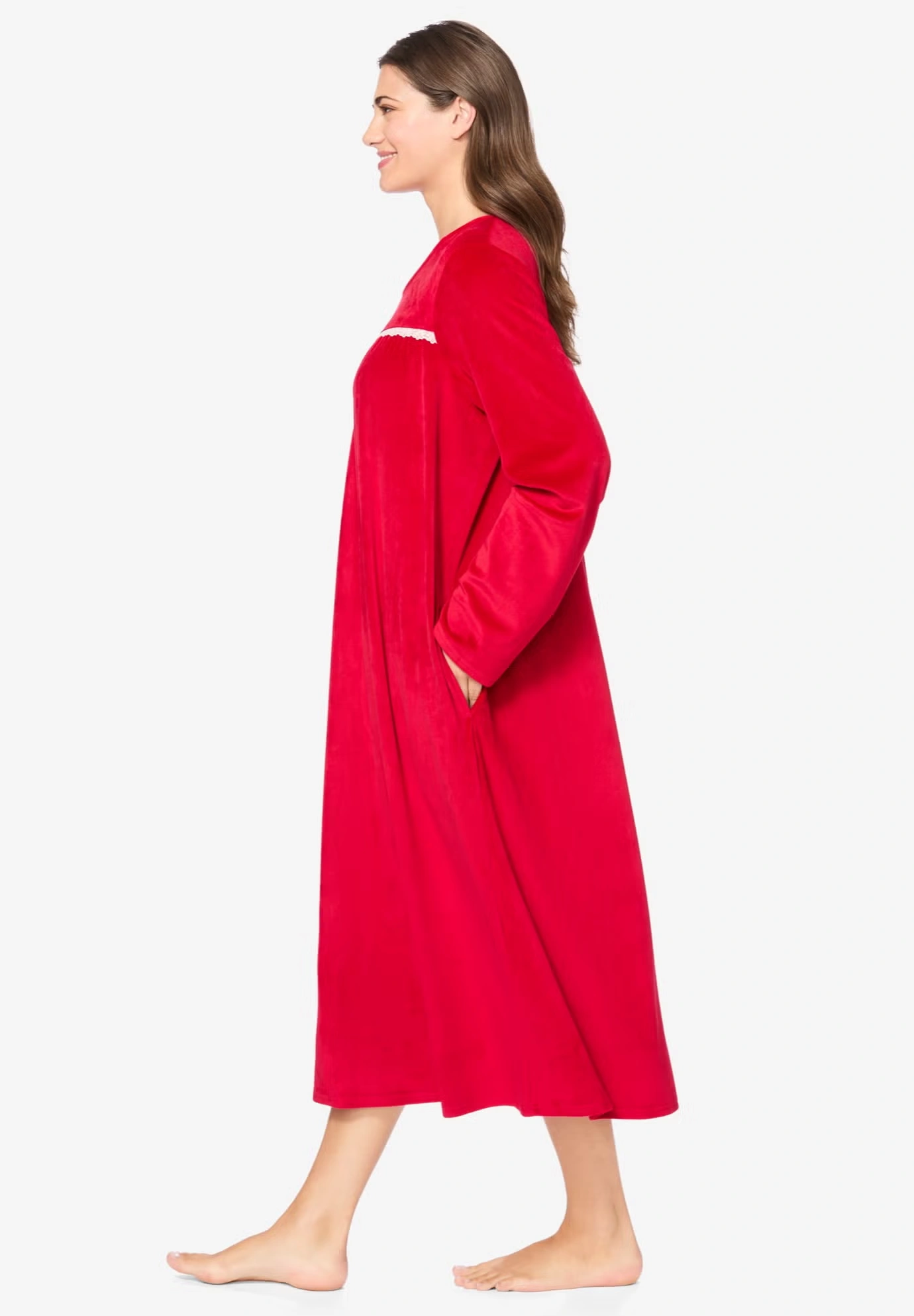 Only Necessities® Velour Gown 3 Only Necessities® Velour Gown