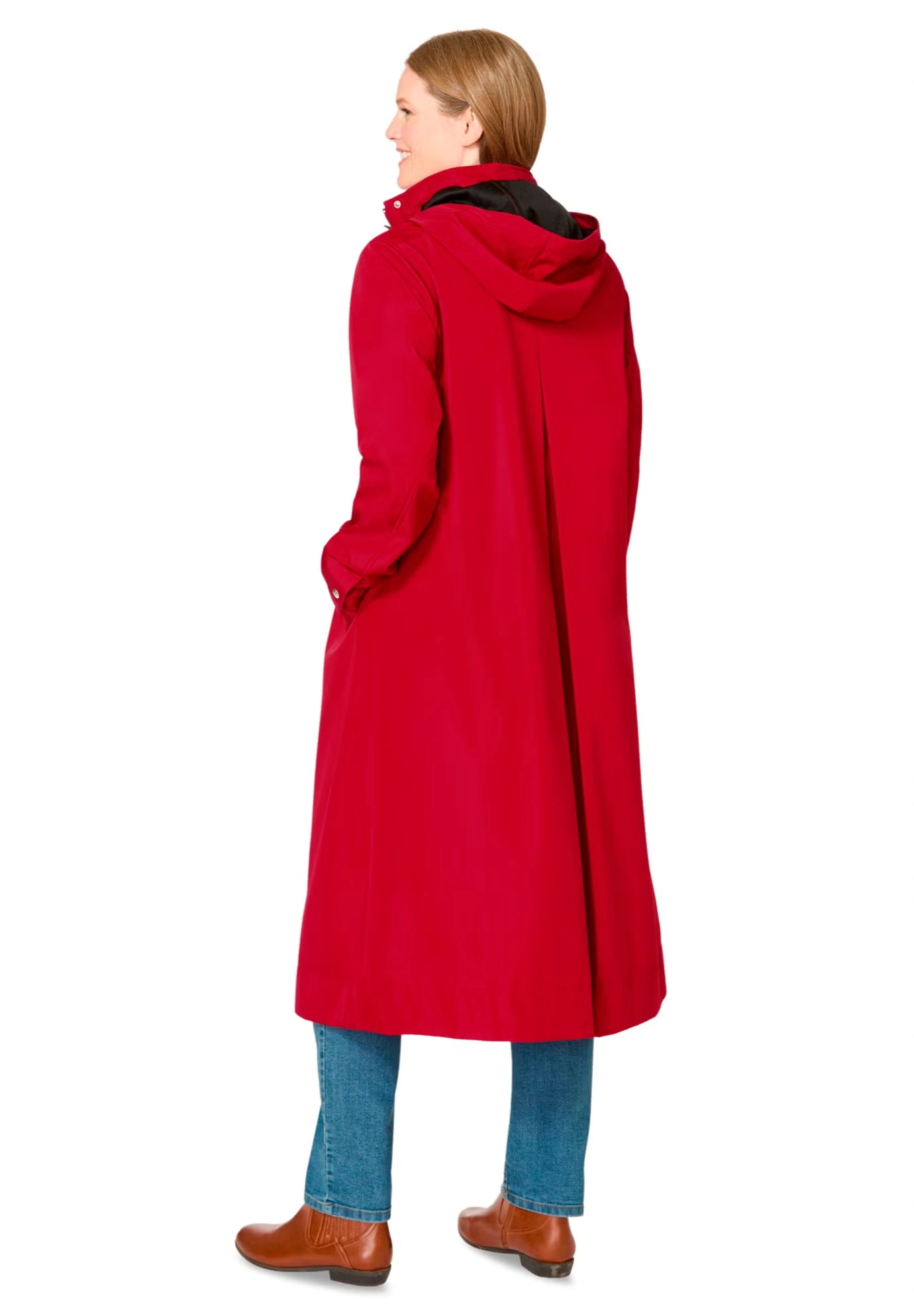 Long A-line Raincoat