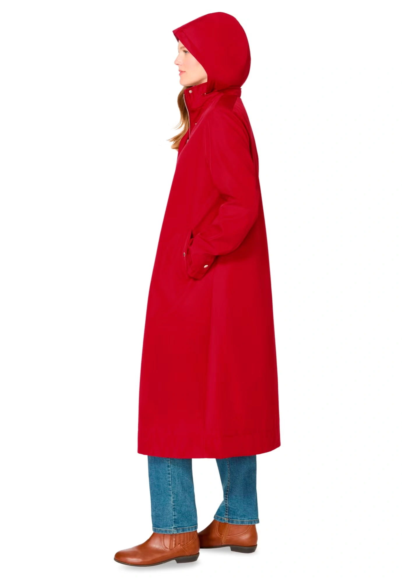 Long A-line Raincoat 4 Long A-line Raincoat
