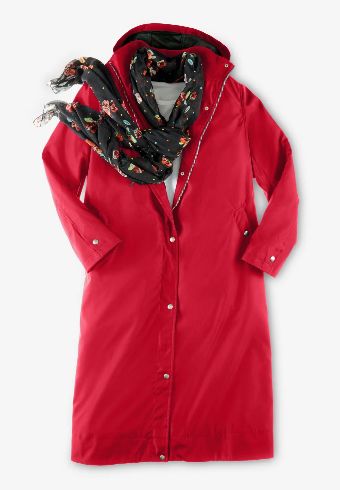 Long A-line Raincoat 5 Long A-line Raincoat