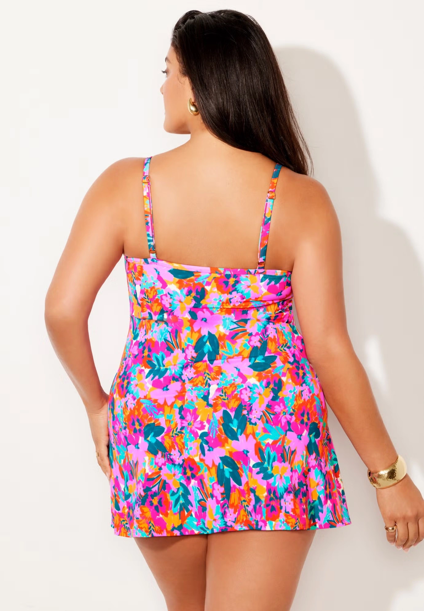 Chlorine Resistant Flowy Swimdress