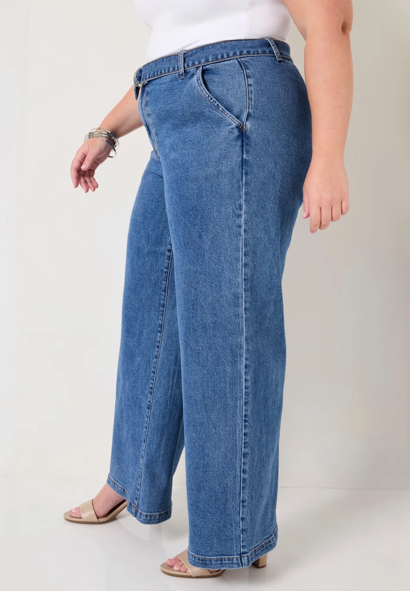 Curvie Fit High-Waisted Wide-Leg Utility Jean 3 Curvie Fit High-Waisted Wide-Leg Utility Jean