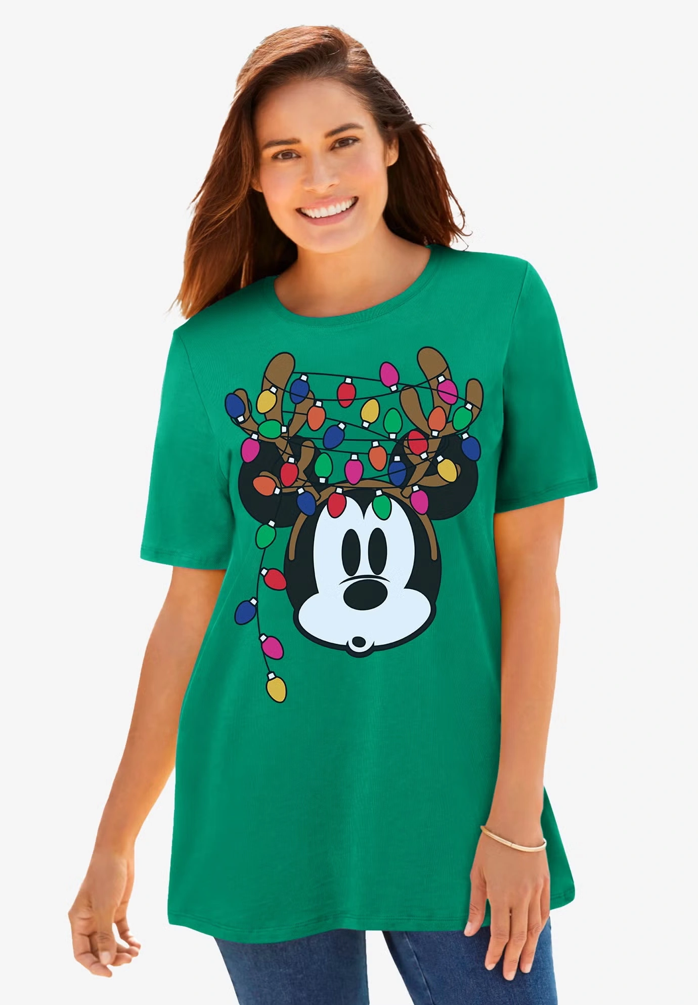 Disney Green Mickey Lights Tee