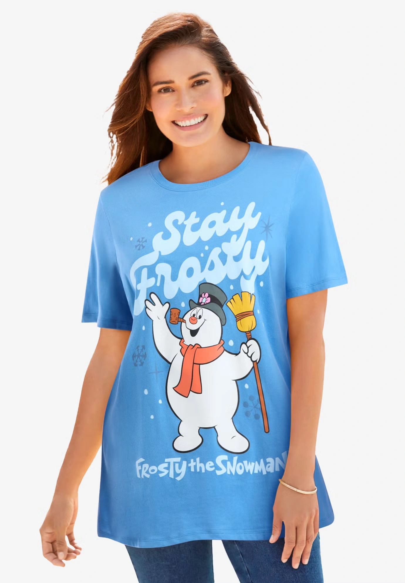 Disney Blue Frosty The Snowman Tee