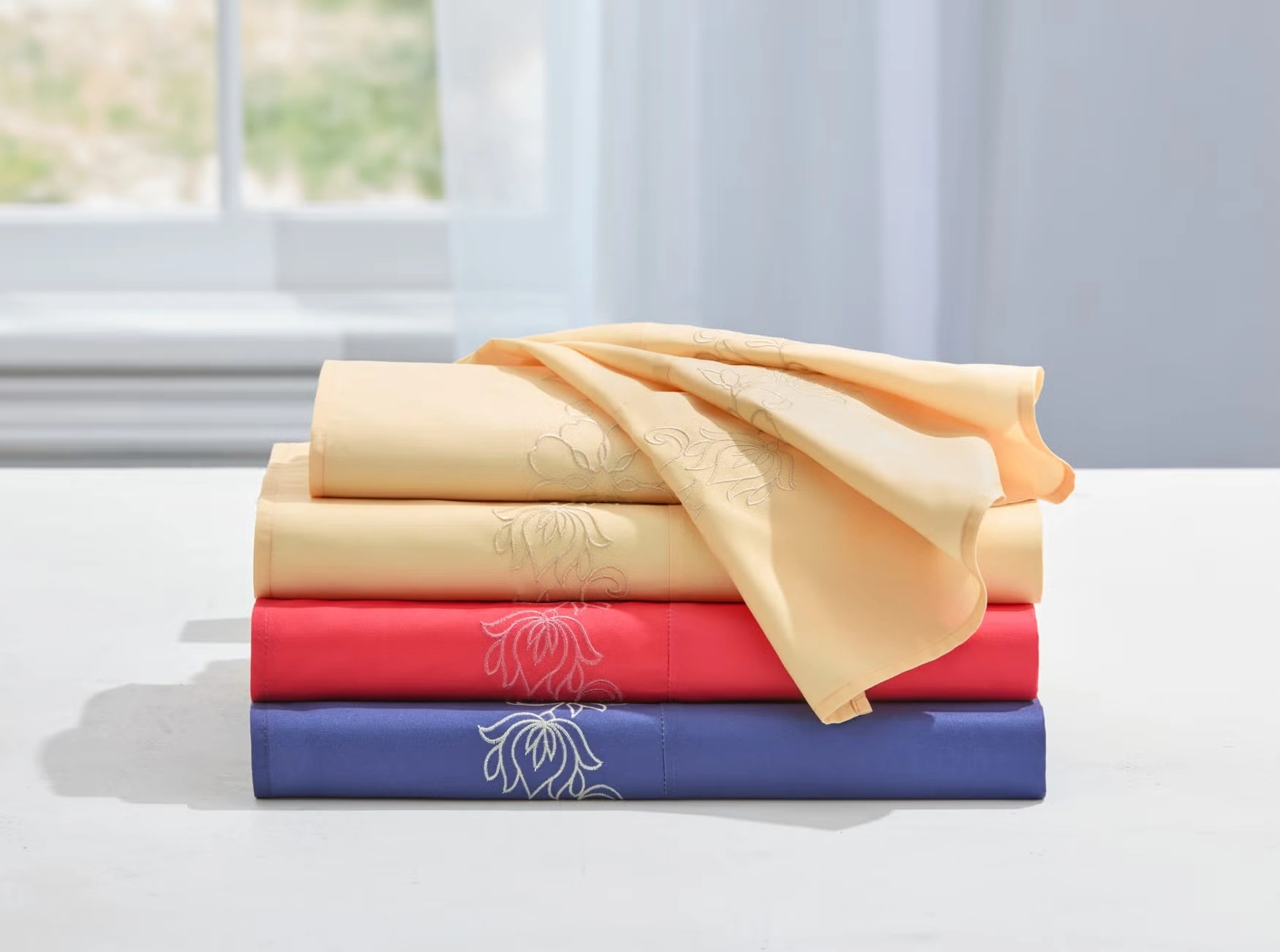 Anna Embroidered Sheet Set