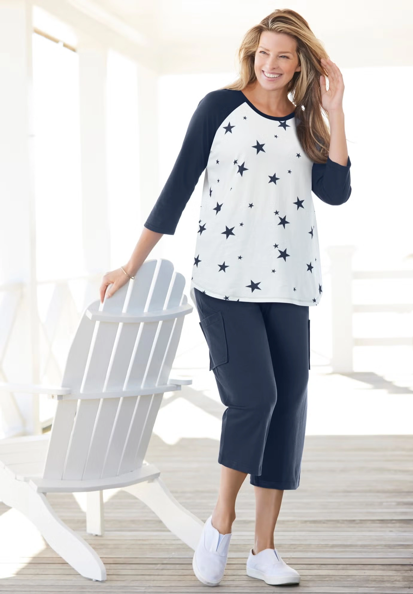 Knit Cargo Capri 5 Knit Cargo Capri