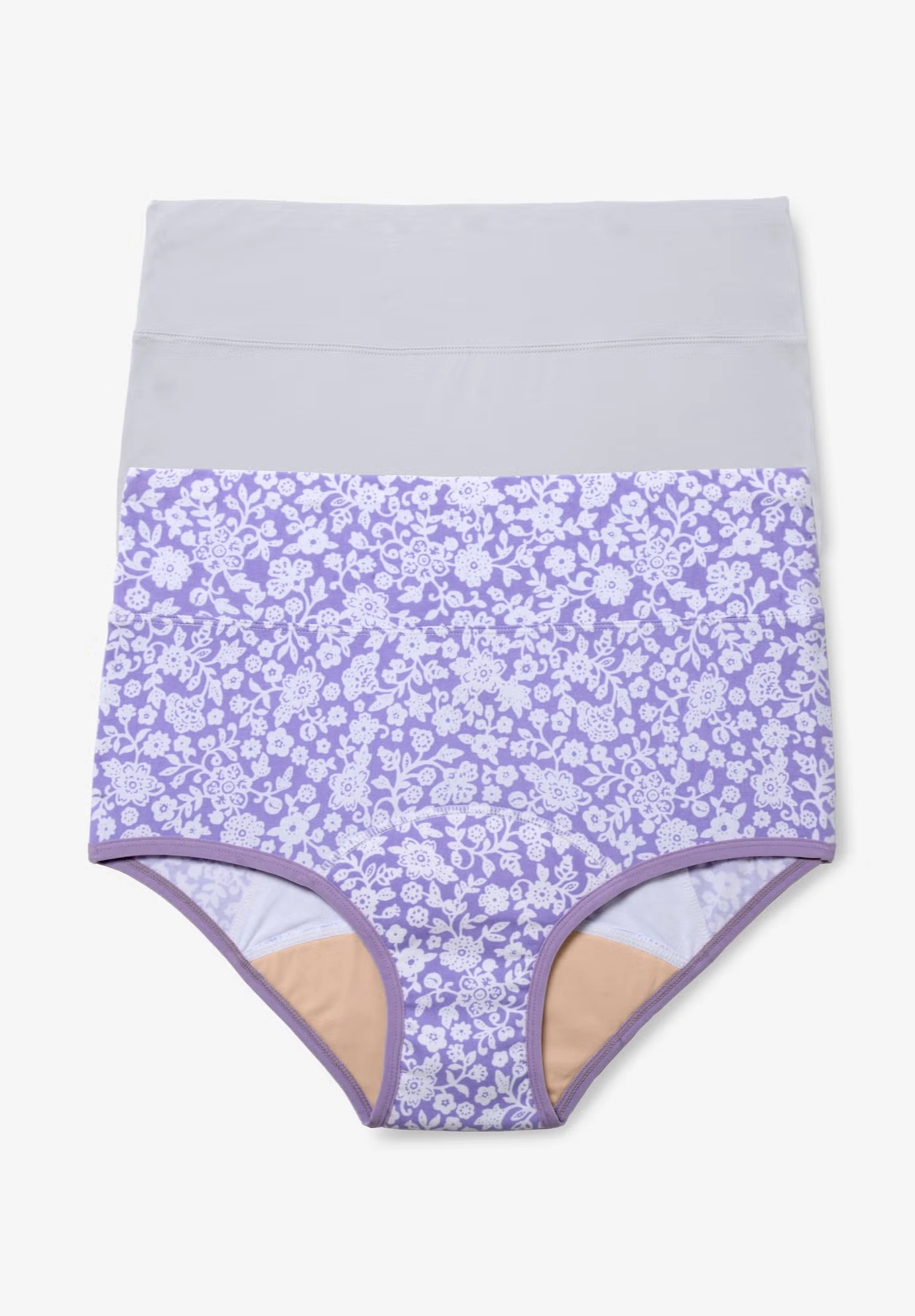 Cotton Spandex Incontinence Brief 2-Pack