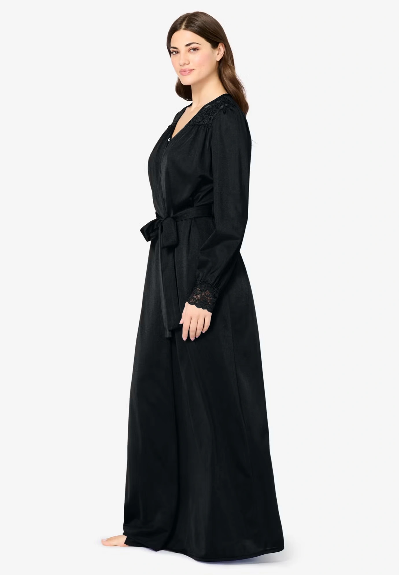 Amoureuse® Peignoir 2-Piece Tricot Gown & Robe 3 Amoureuse® Peignoir 2-Piece Tricot Gown & Robe