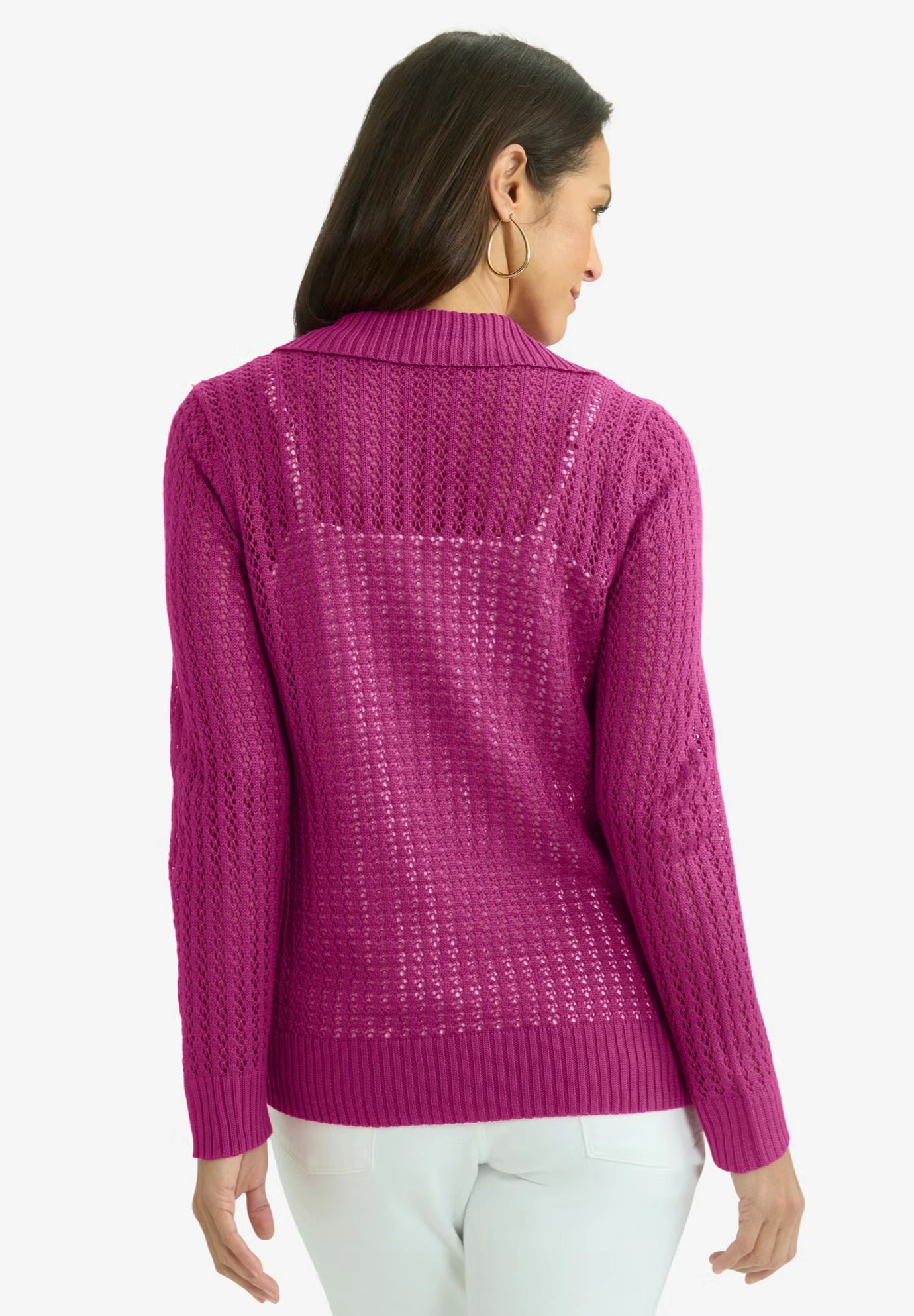 Pullover Crochet Polo