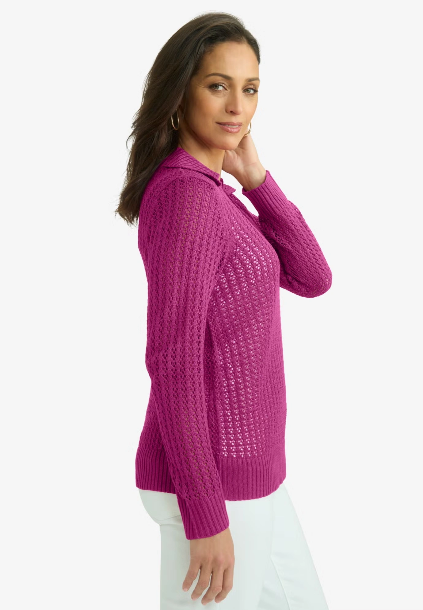 Pullover Crochet Polo