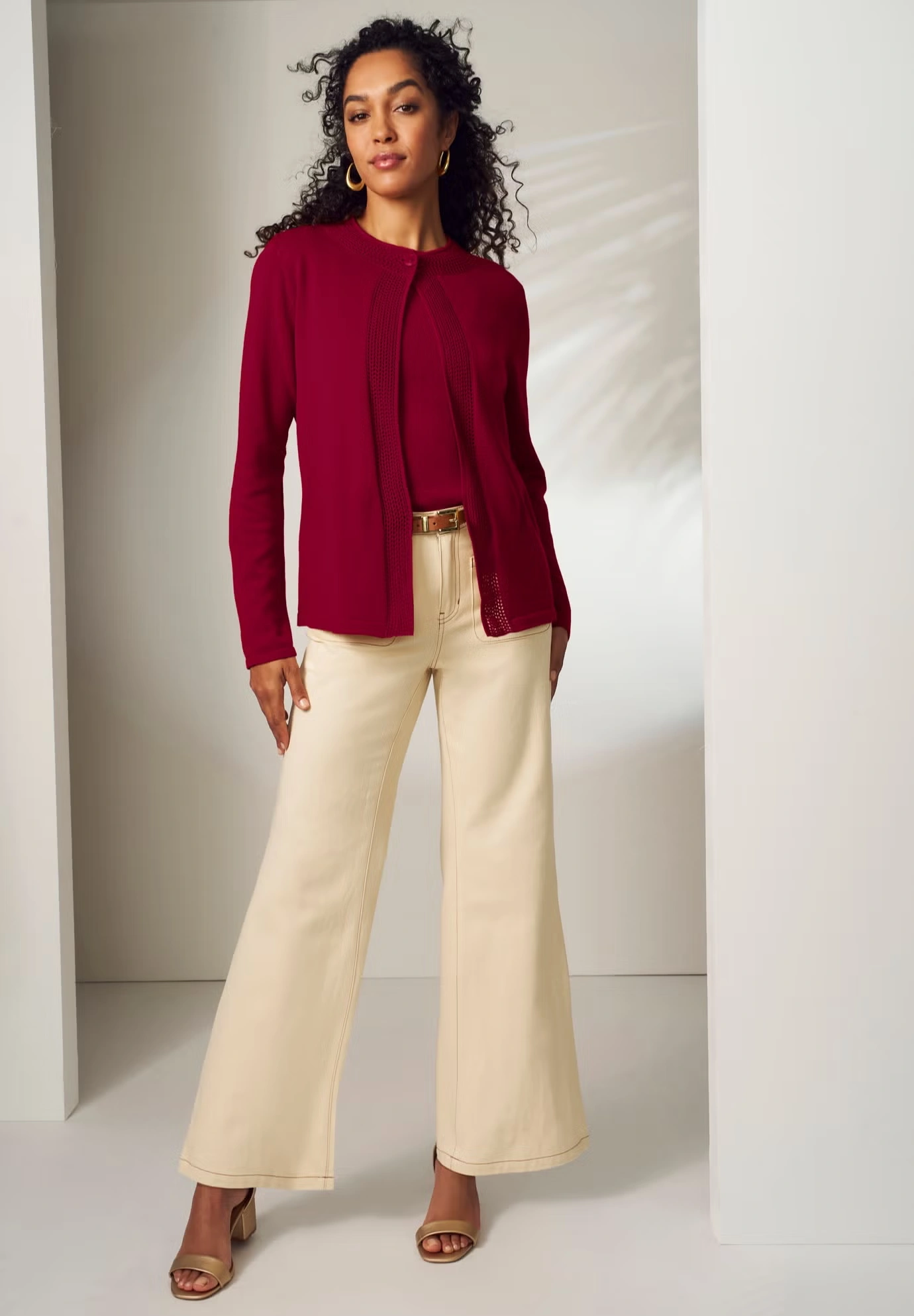 Crochet Trim Cardigan