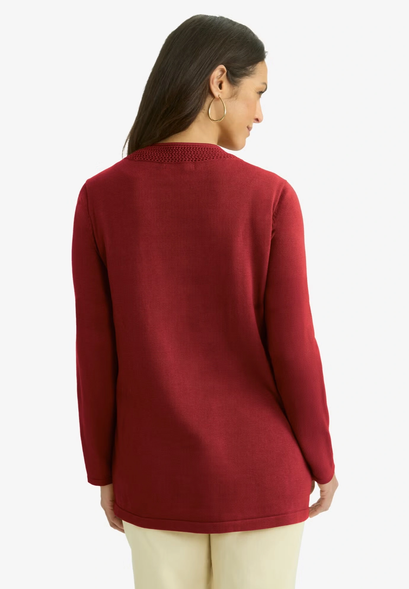 Crochet Trim Cardigan