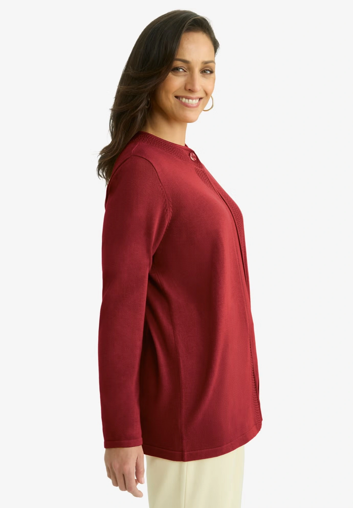 Crochet Trim Cardigan 3 Crochet Trim Cardigan