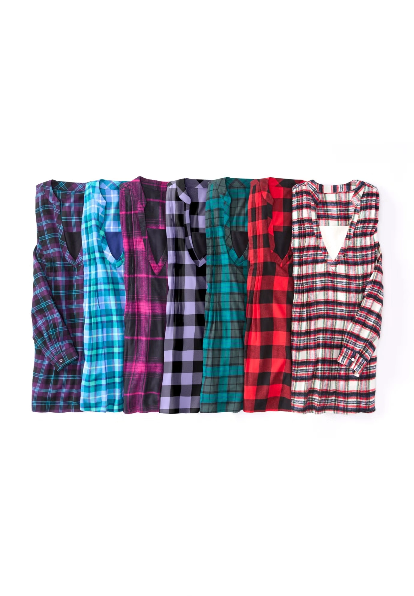 Flannel Tunic With Layered Look 3 Flannel Tunic With Layered Look