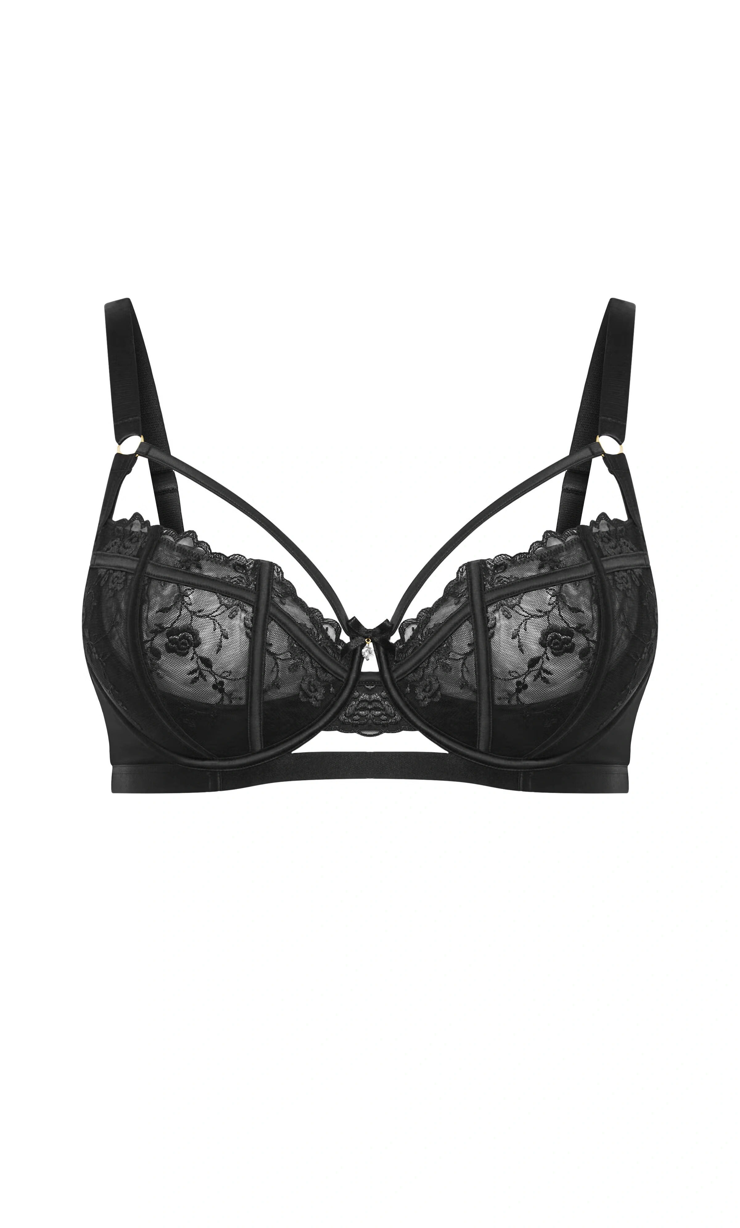 Kristin Demi Underwire Bra - black 4 Kristin Demi Underwire Bra - black