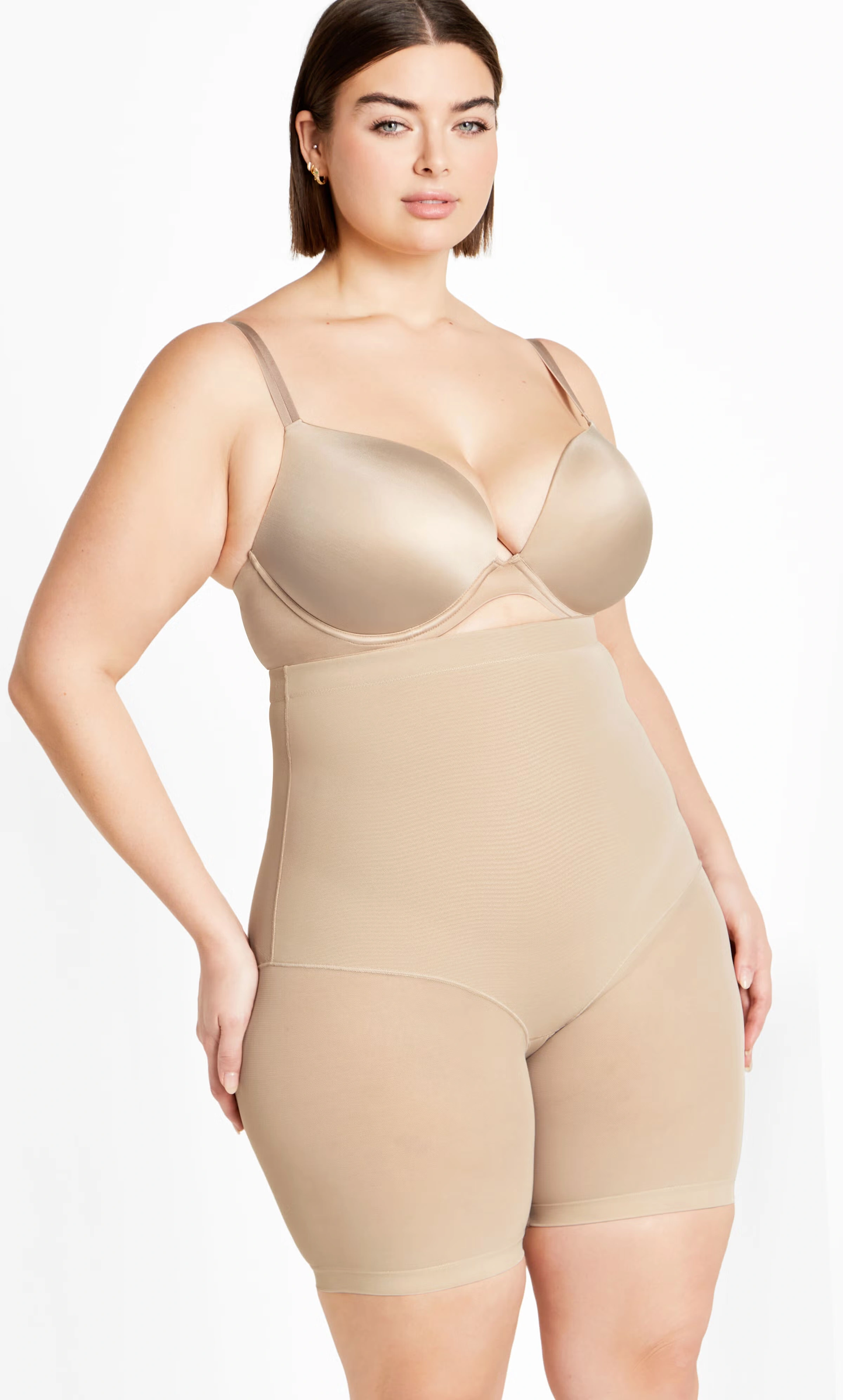 Power Mesh Short - latte