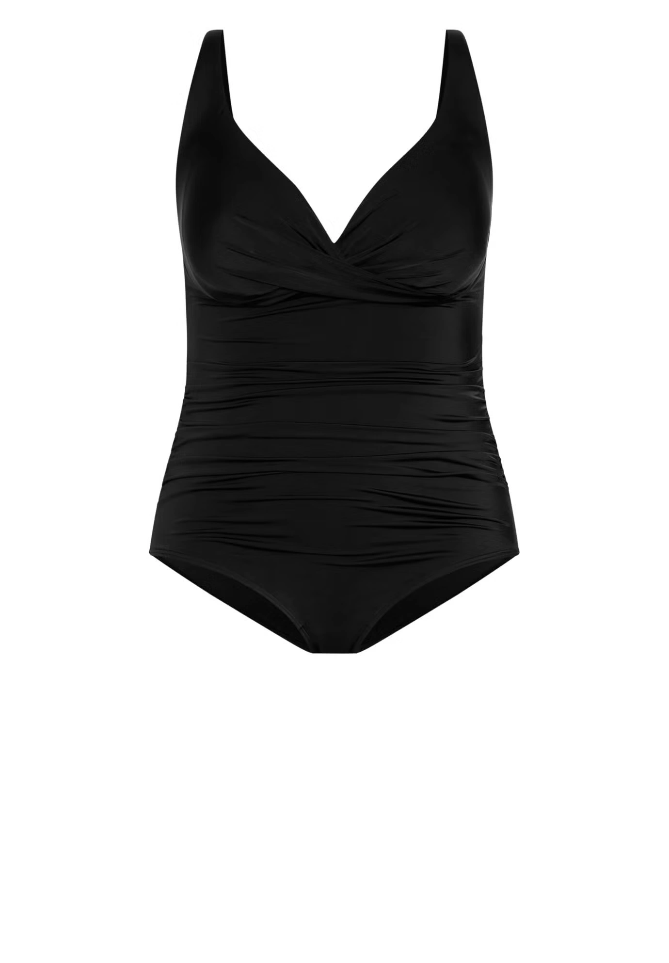 Azores Drape 1 Piece - black