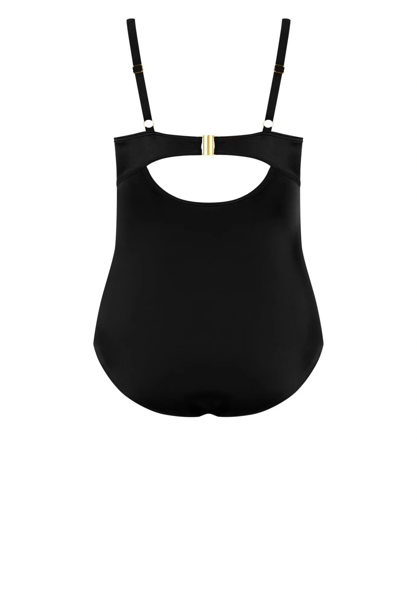 Azores Drape 1 Piece - black