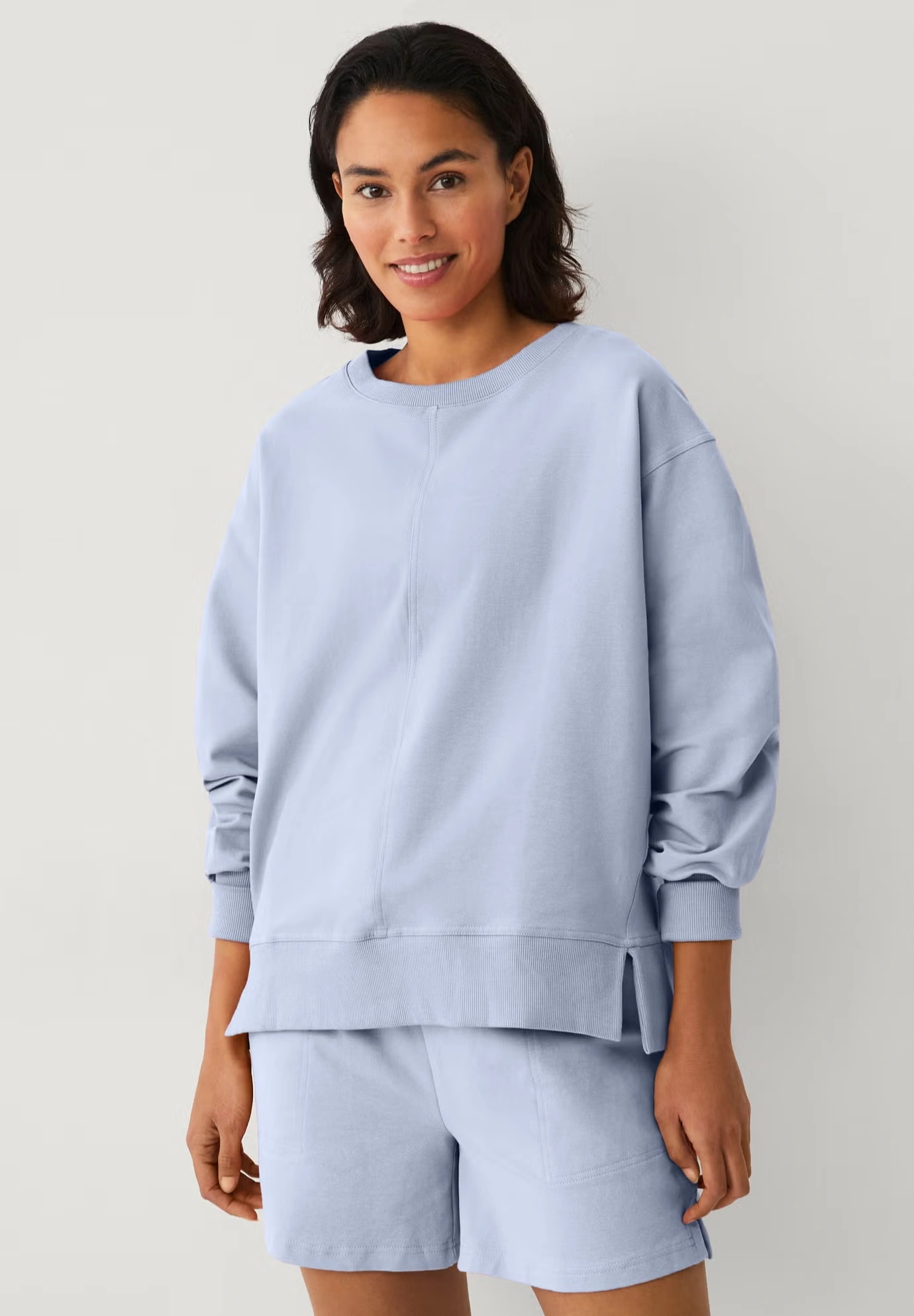 French Terry Crewneck Sweatshirt 3 French Terry Crewneck Sweatshirt