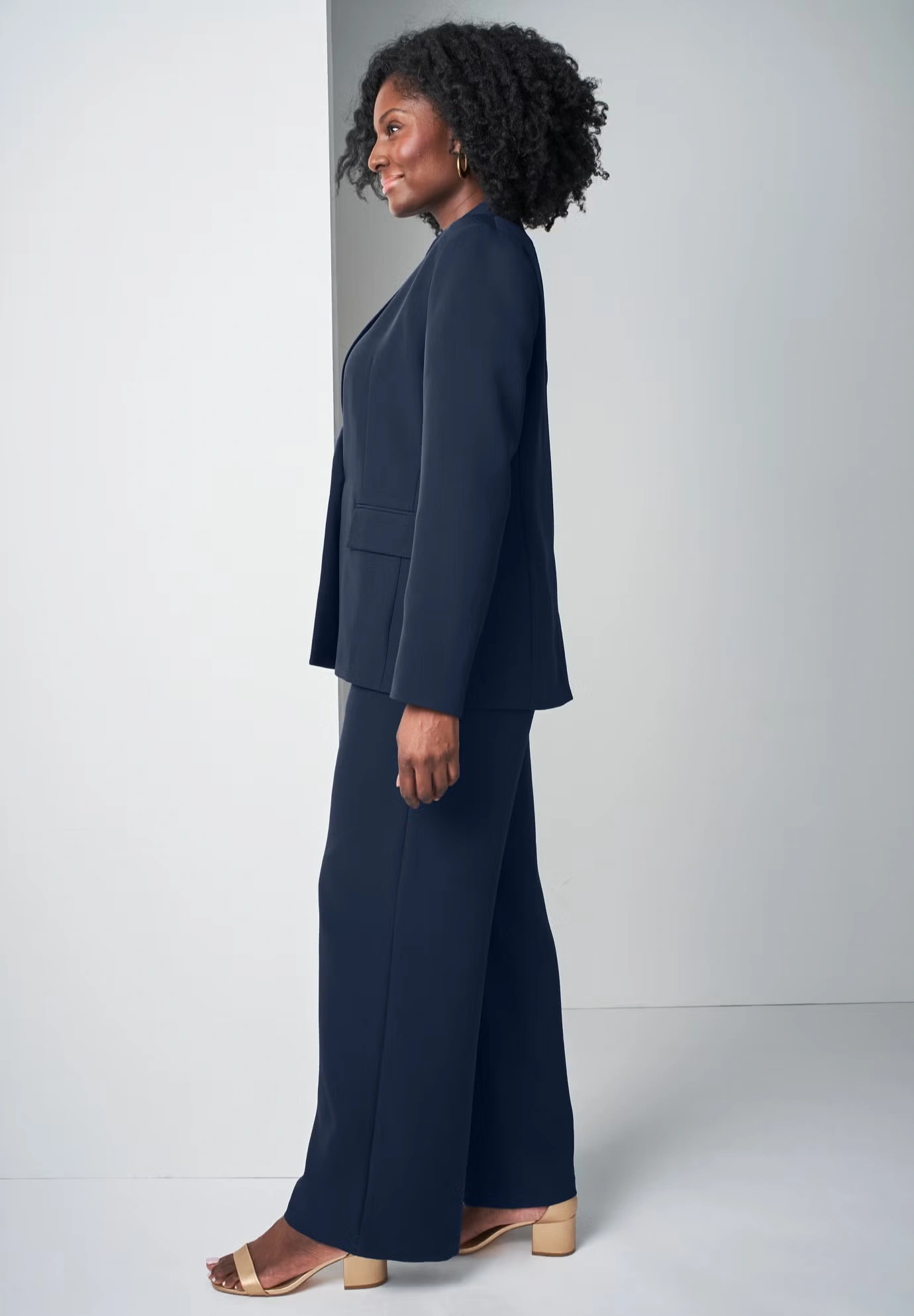 Bi-Stretch Shaped Blazer 4 Bi-Stretch Shaped Blazer